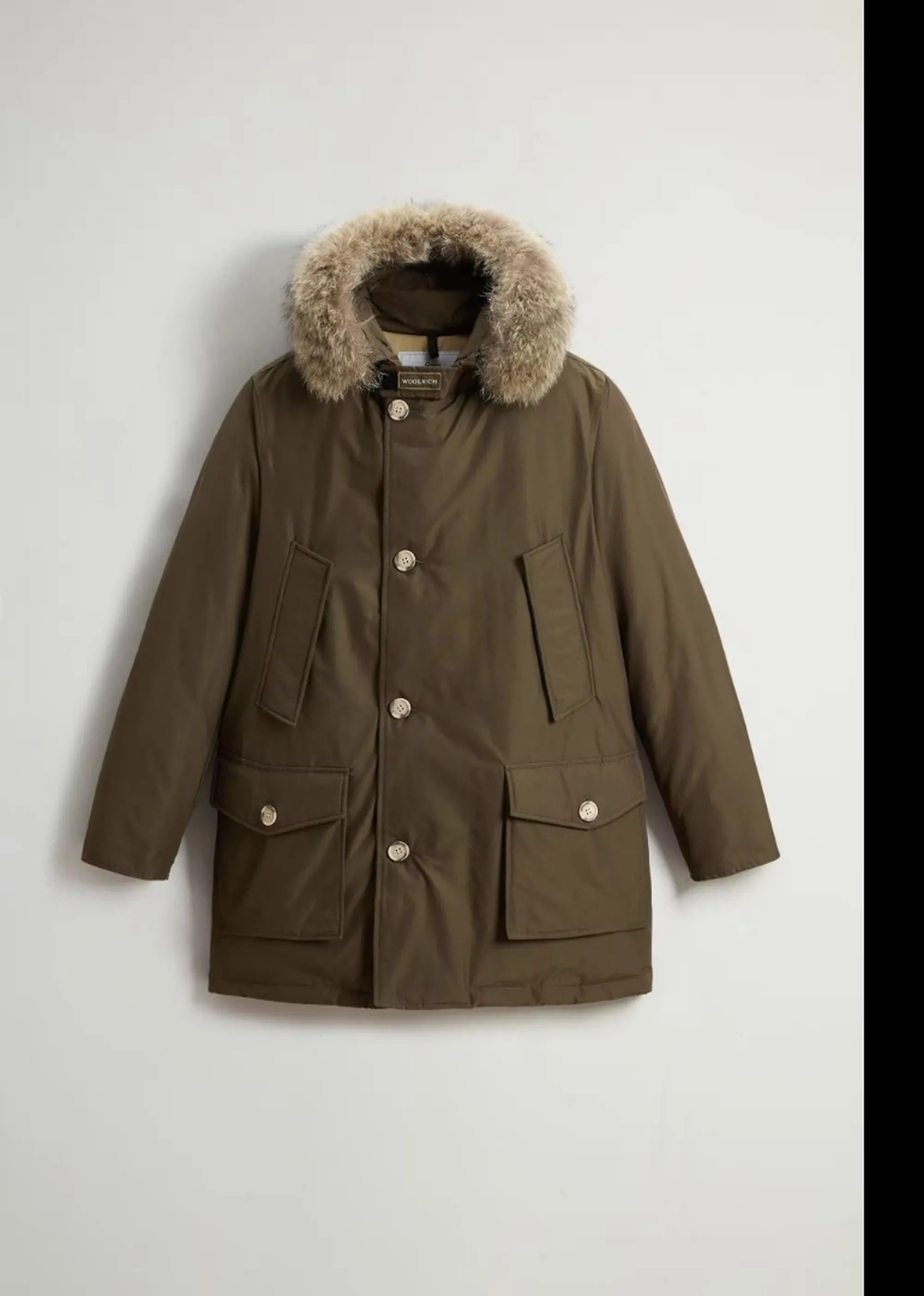 Woolrich Parka Arctic Detachable Fur Dark Green Woou0482Mb 197221