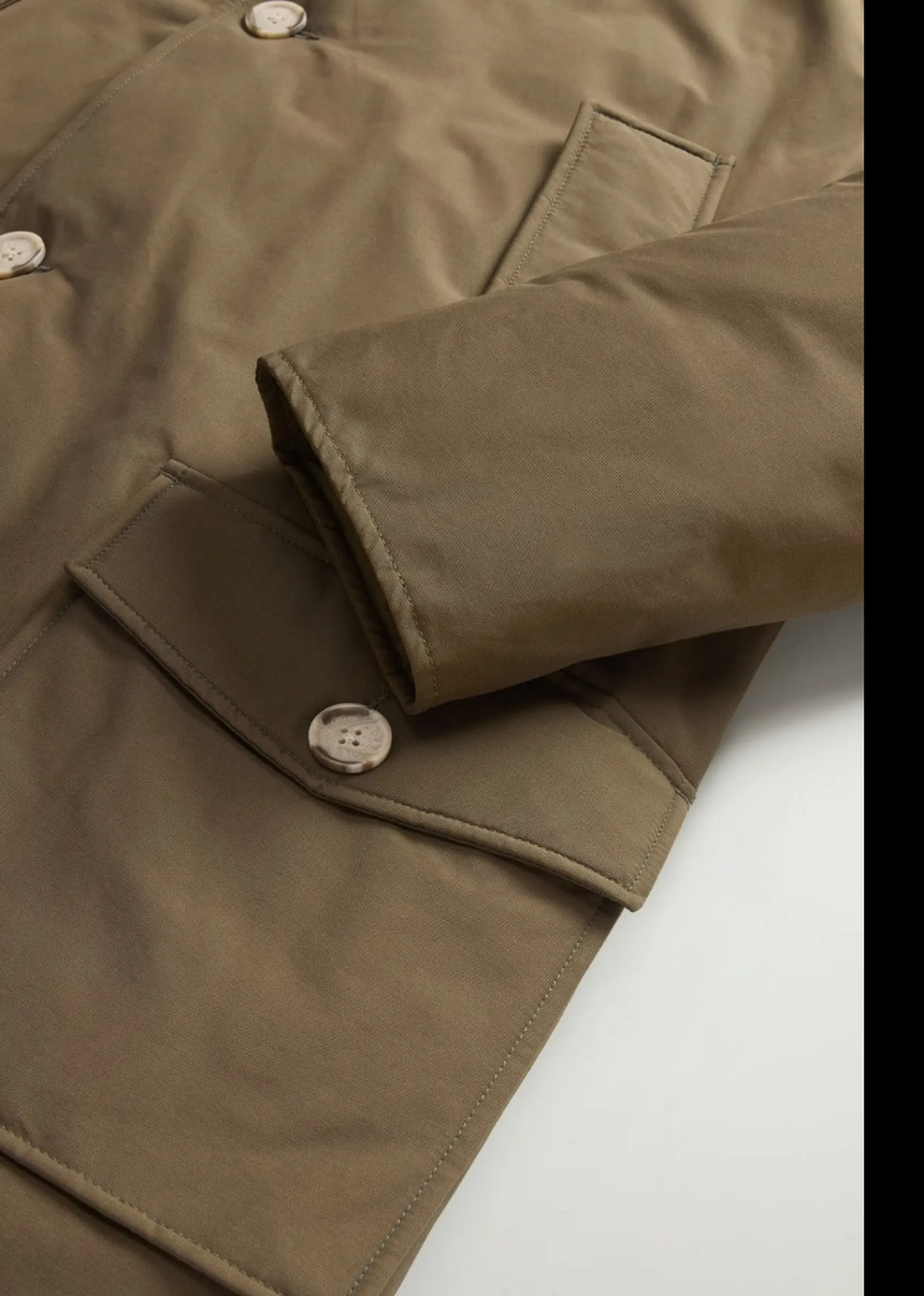 Woolrich Parka Arctic Detachable Fur Dark Green Woou0482Mb 197223
