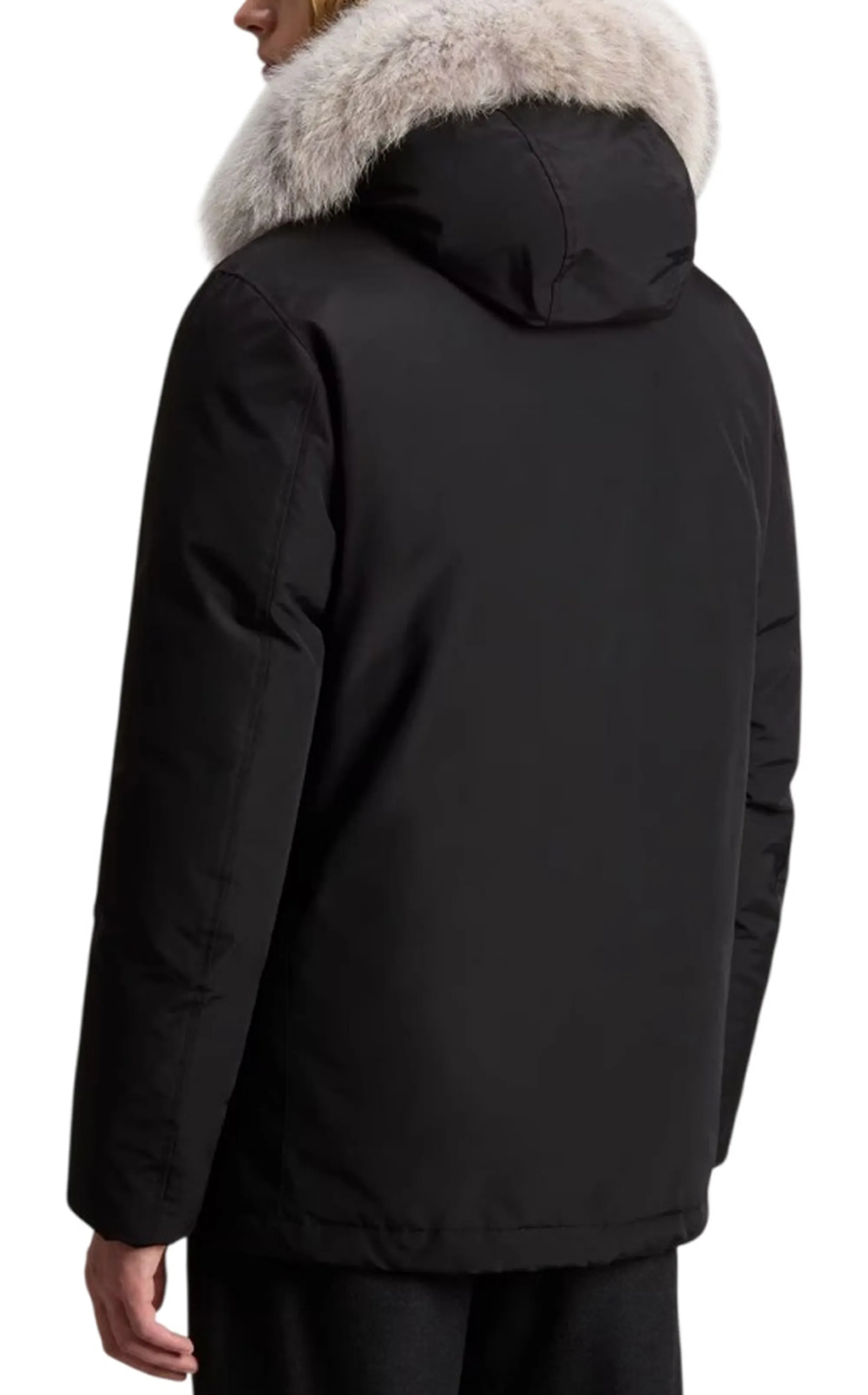 Woolrich B'Parka Arctic Detachable Fur Anorak' Black Woou0484Mb 197798