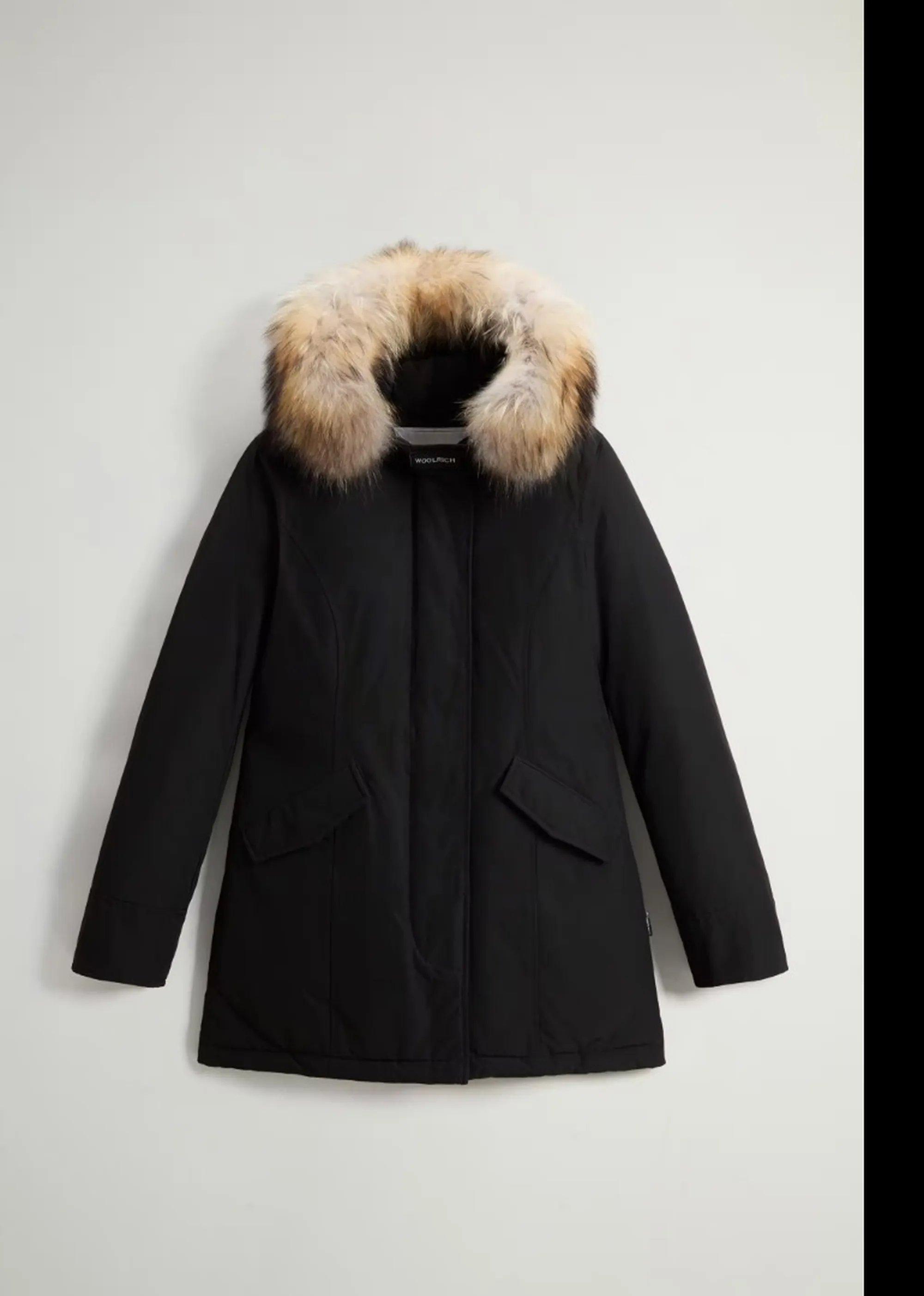 Woolrich B'Parka Arctic Raccoon' Black Wwou0538Fb 197142