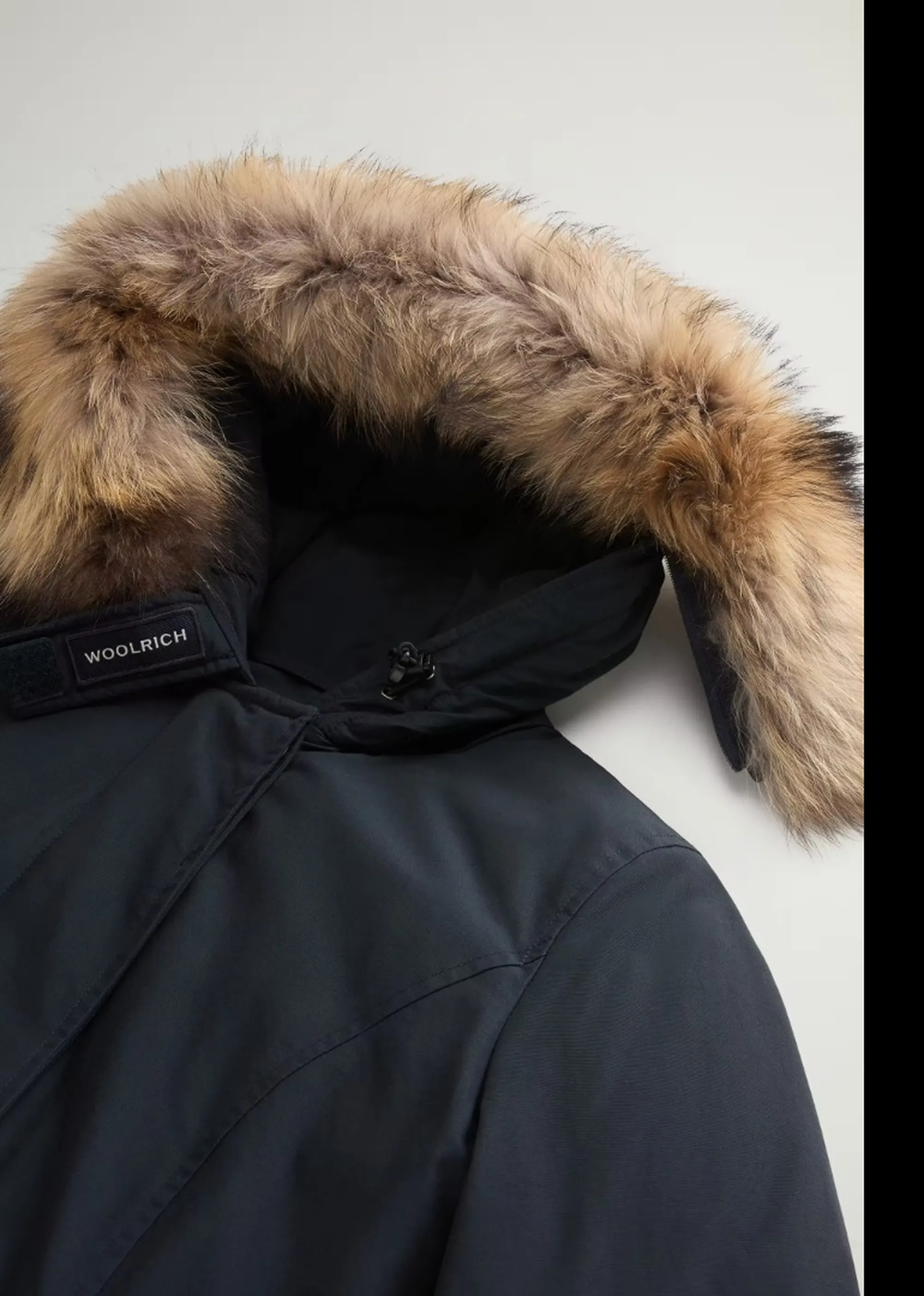 Woolrich B'Parka Arctic Raccoon' Dark Navy Wwou0538Fb 197159