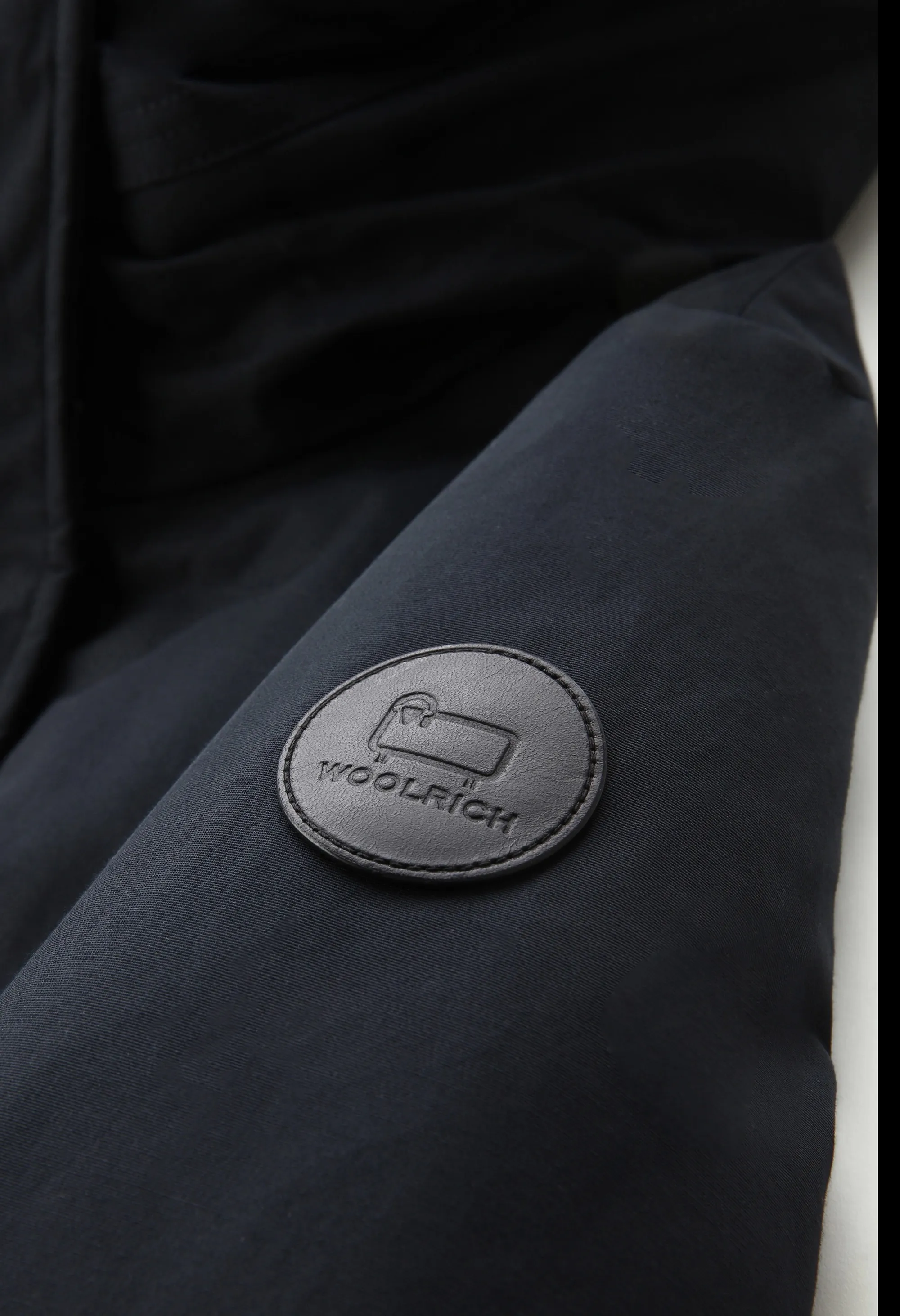 Woolrich Parka Boulder Faux Fur Blu Scuro Wwou0724Fr 169414