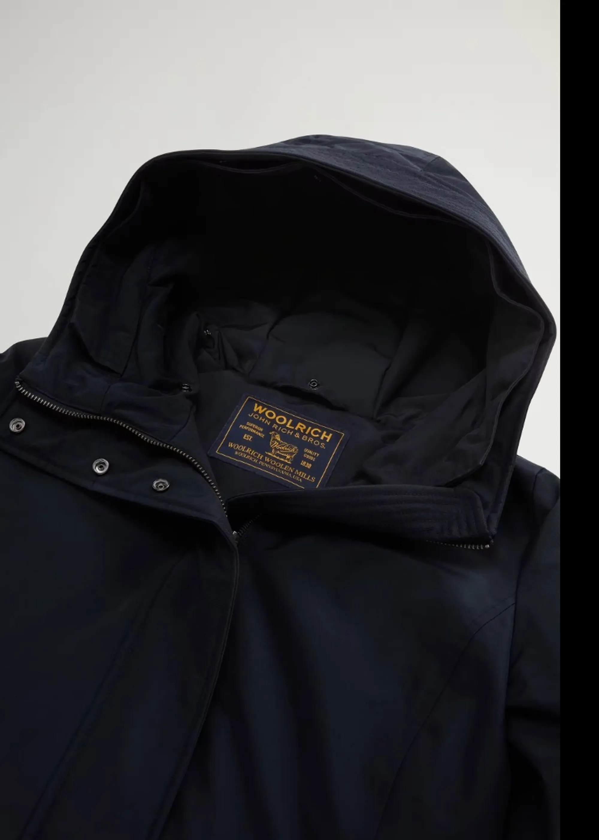 Woolrich B'Parka Boulder Faux Fur ' Dark Navy Wwou2265Fr 197259
