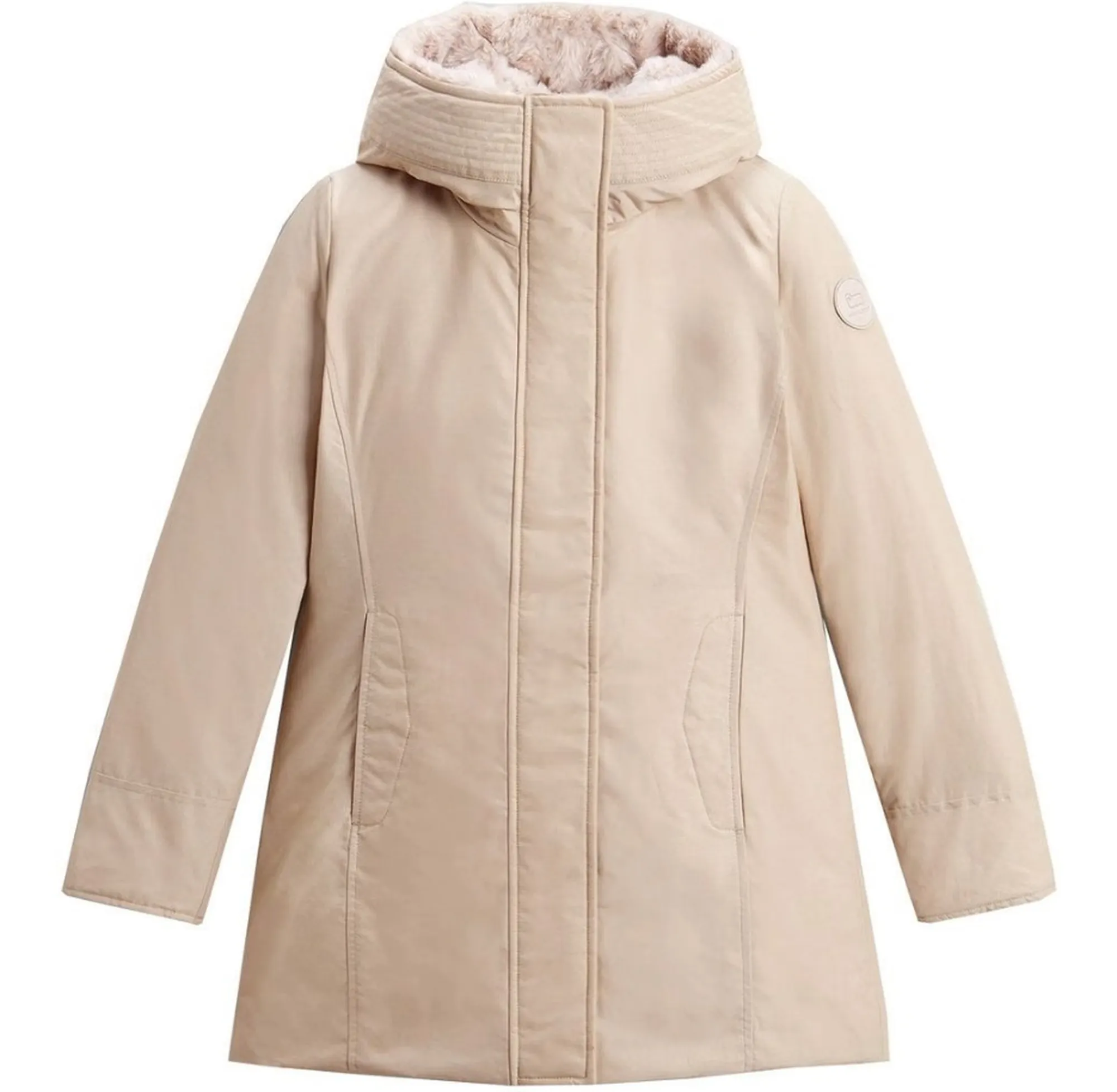 Woolrich B'Parka Boulder Faux Fur ' Oxford Tan Wwou2265Fr 197279