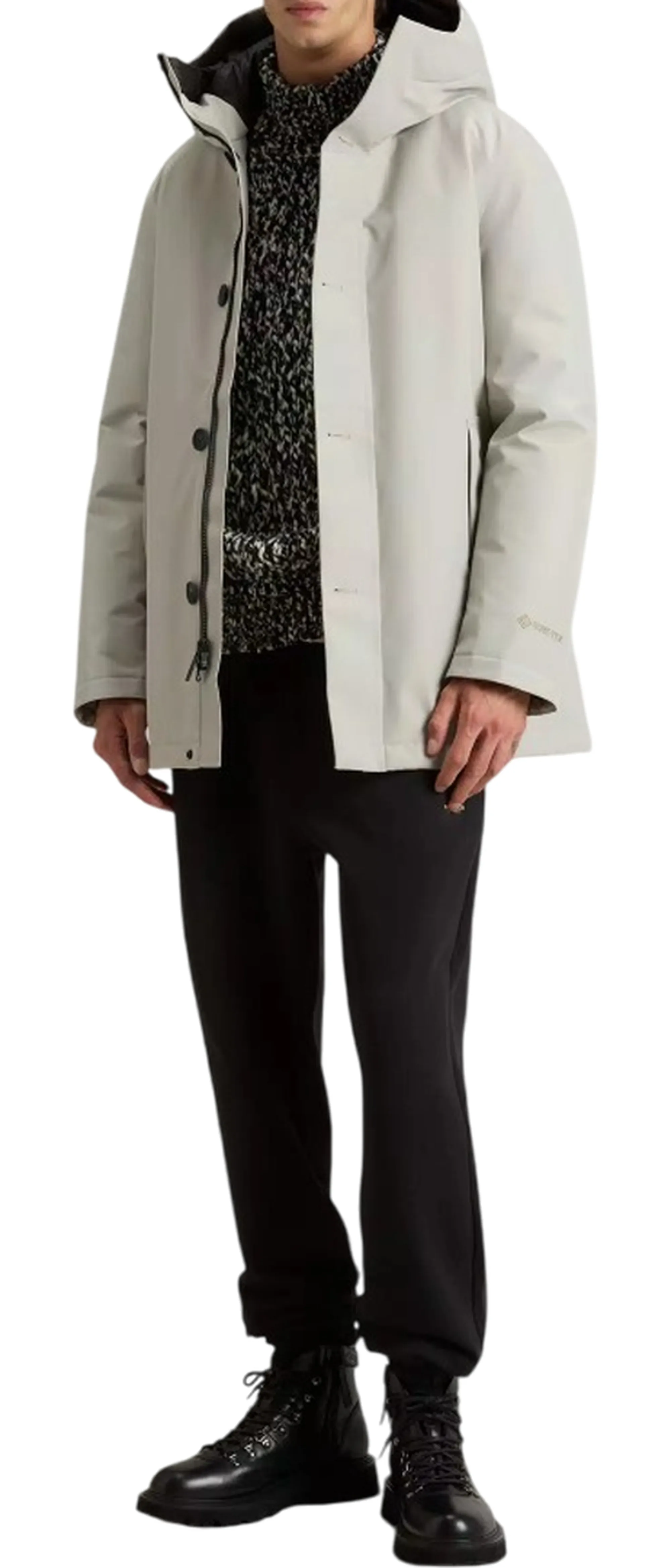 Woolrich B'Parka Heavy Gtx ' Dove Woou0971Mr 164359