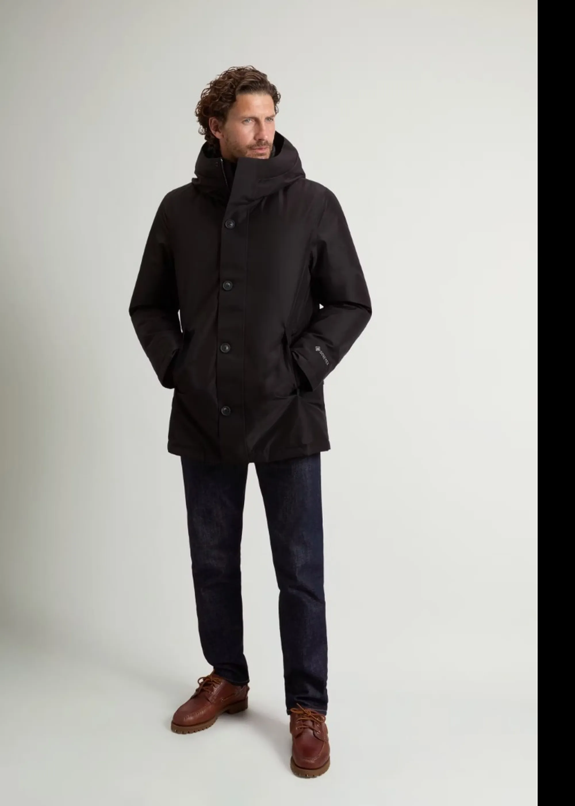 Woolrich Parka Heavy Gtx Nero Woou0971Mb 197175