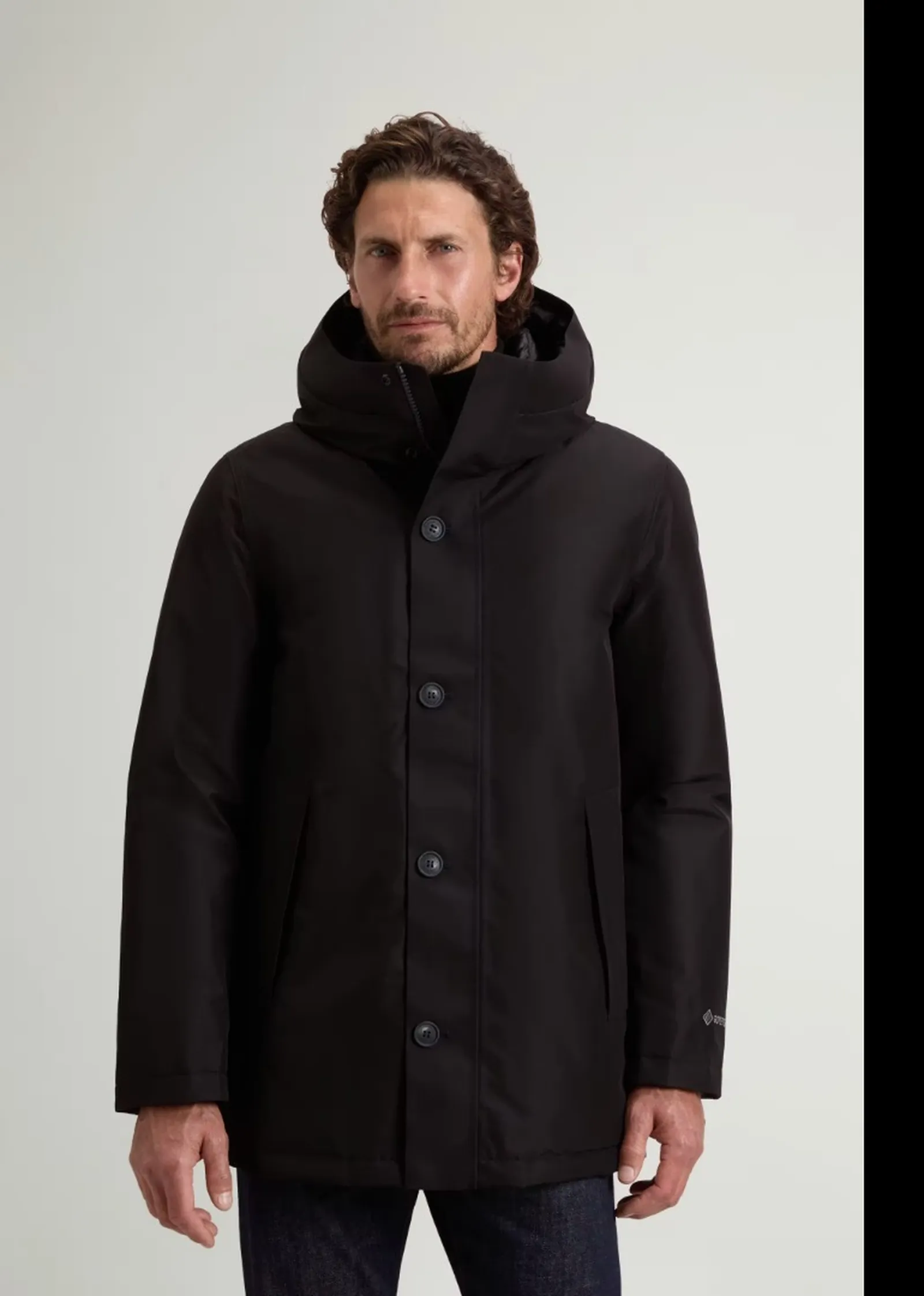 Woolrich Parka Heavy Gtx Nero Woou0971Mb 197182
