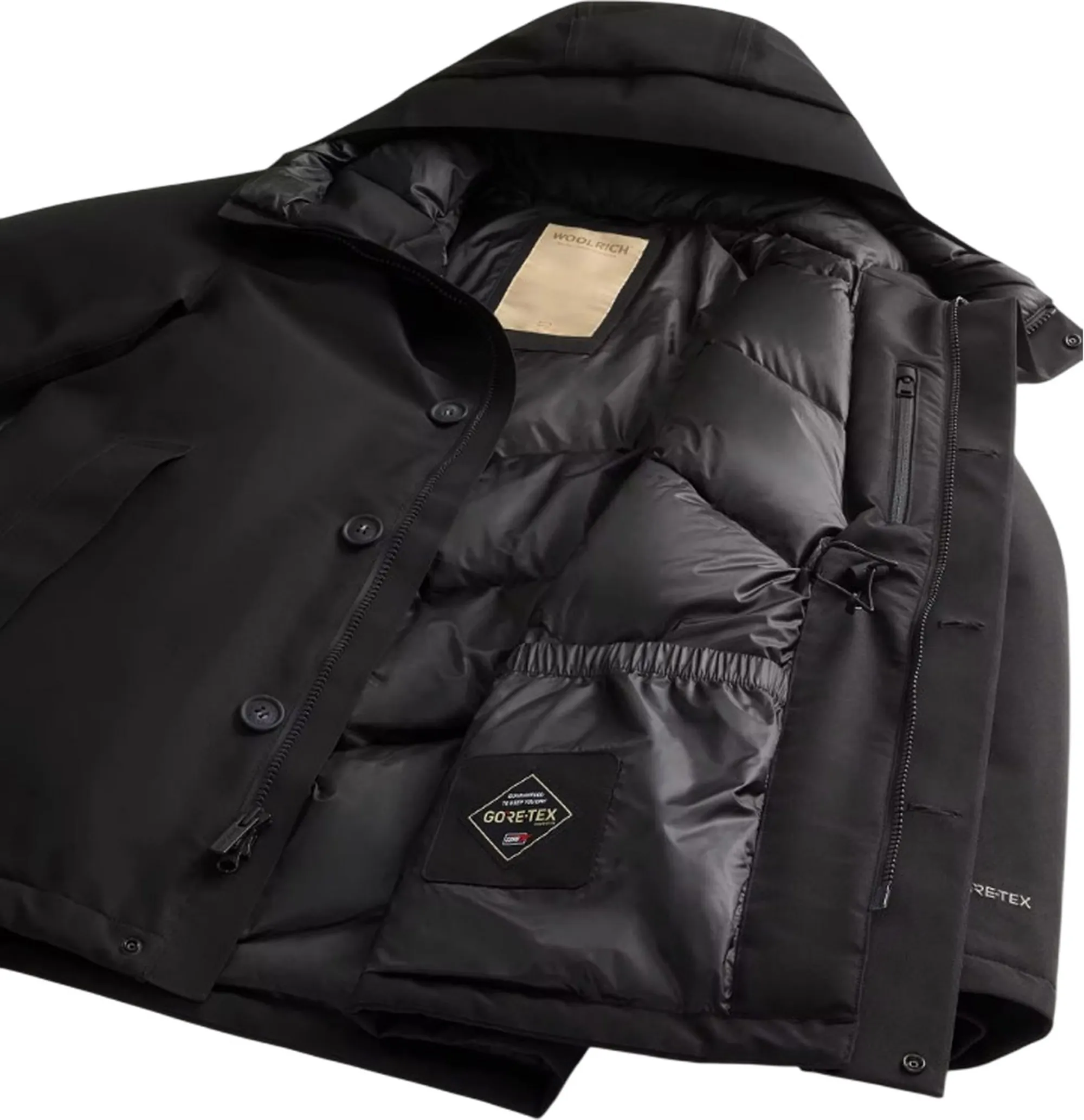 Woolrich B' Parka Heavy Gtx ' Black Woou0971Mb 197750