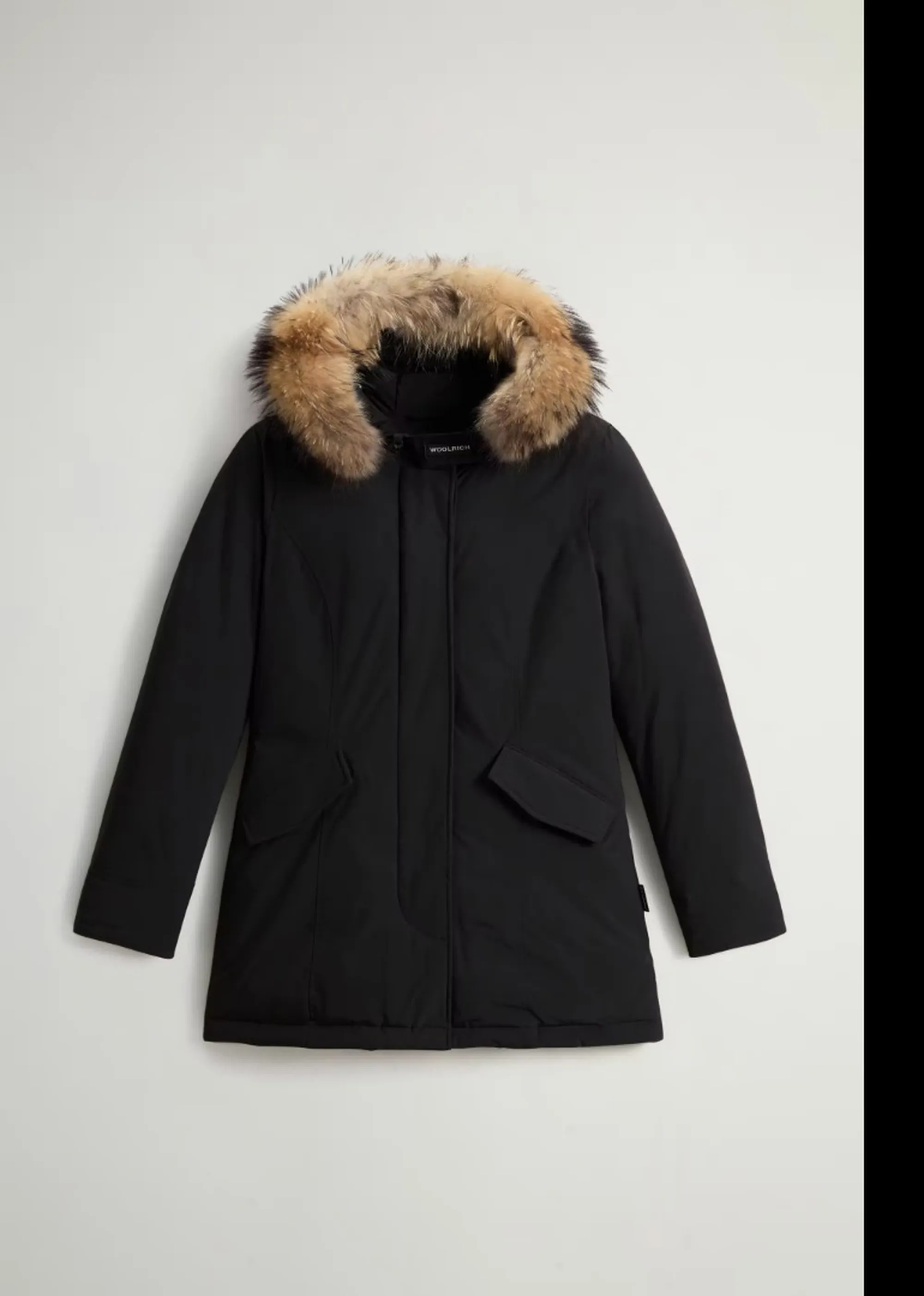 Woolrich B'Parka Luxury Arctic Raccoon' Black Wwou0652Fb 197385