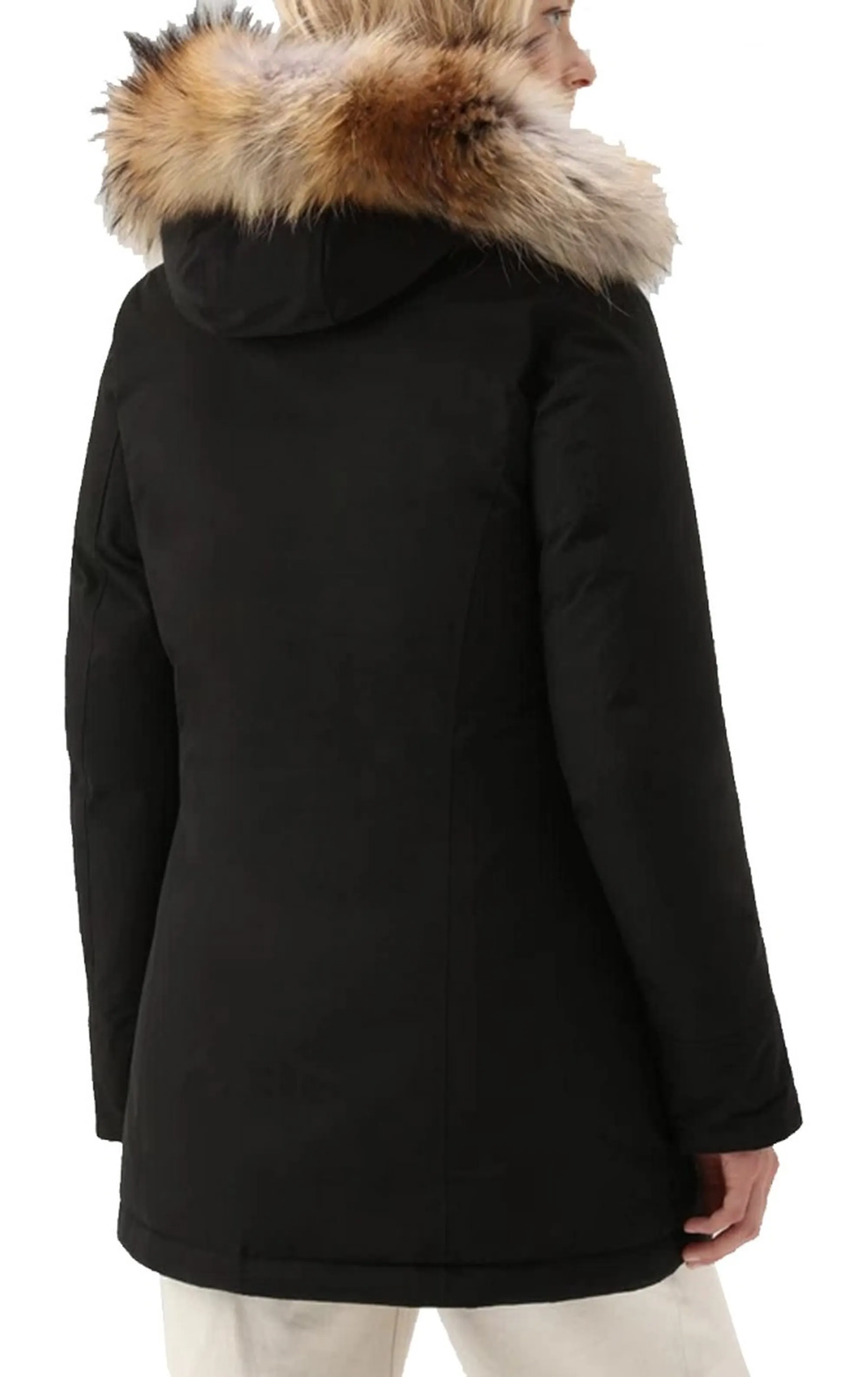 Woolrich B'Parka Luxury Arctic Raccoon' Black Wwou0652Fb 197395