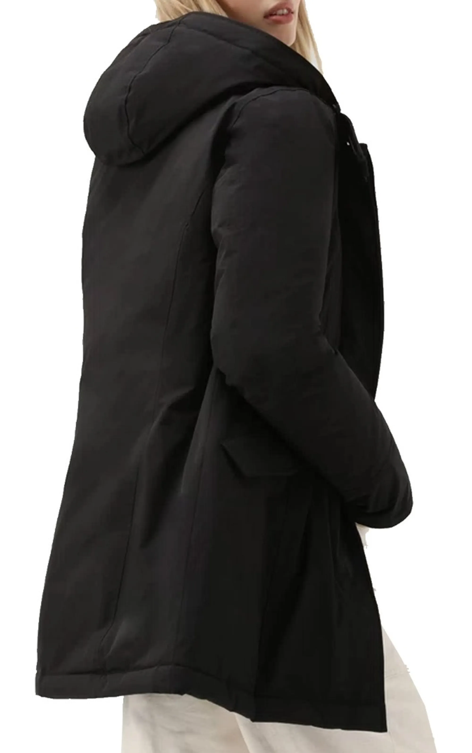 Woolrich B'Parka Luxury Arctic Raccoon' Black Wwou0652Fb 197397