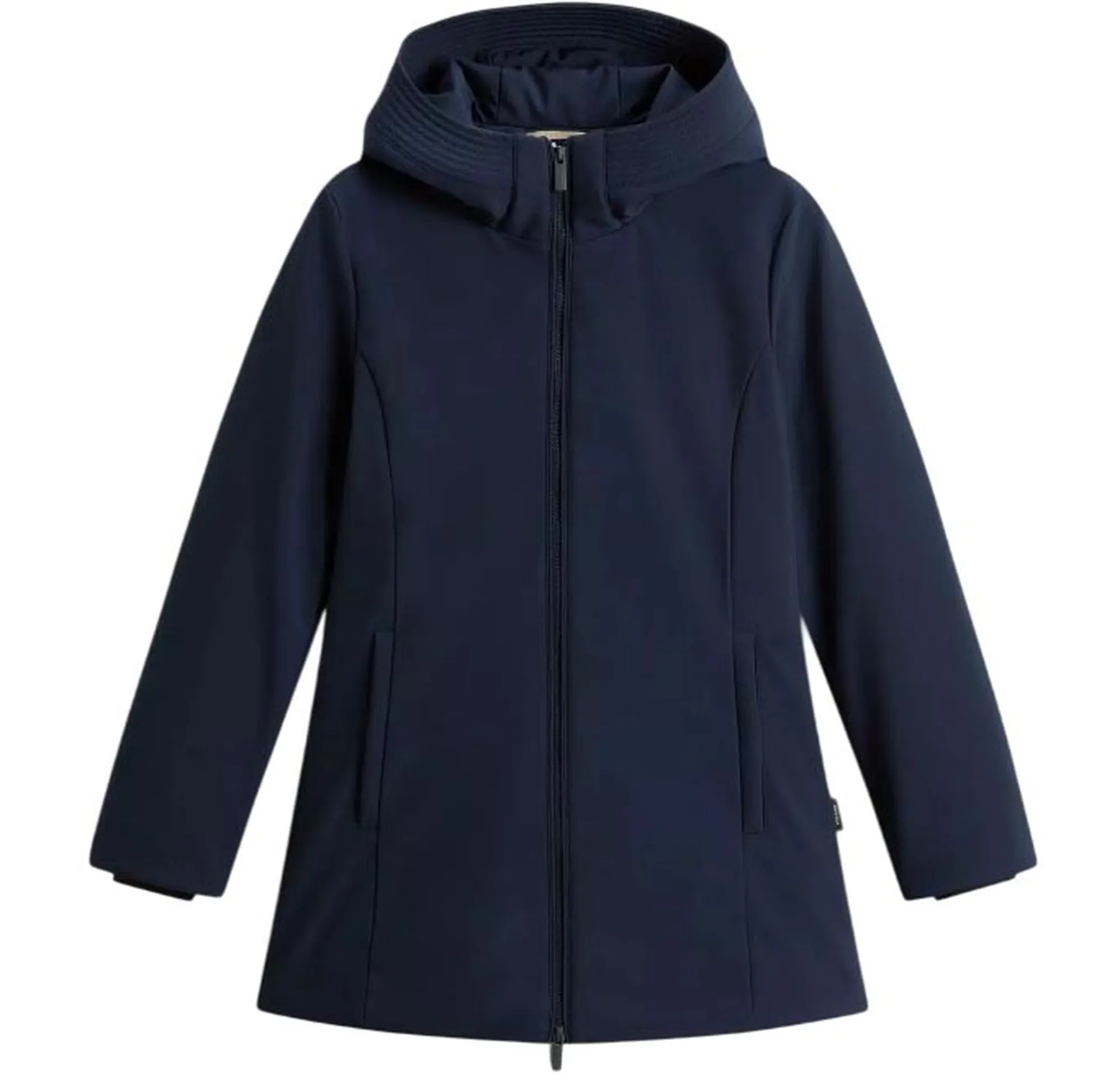 Woolrich Parka New Firth Melton Blu Wwou2045Fr 165145