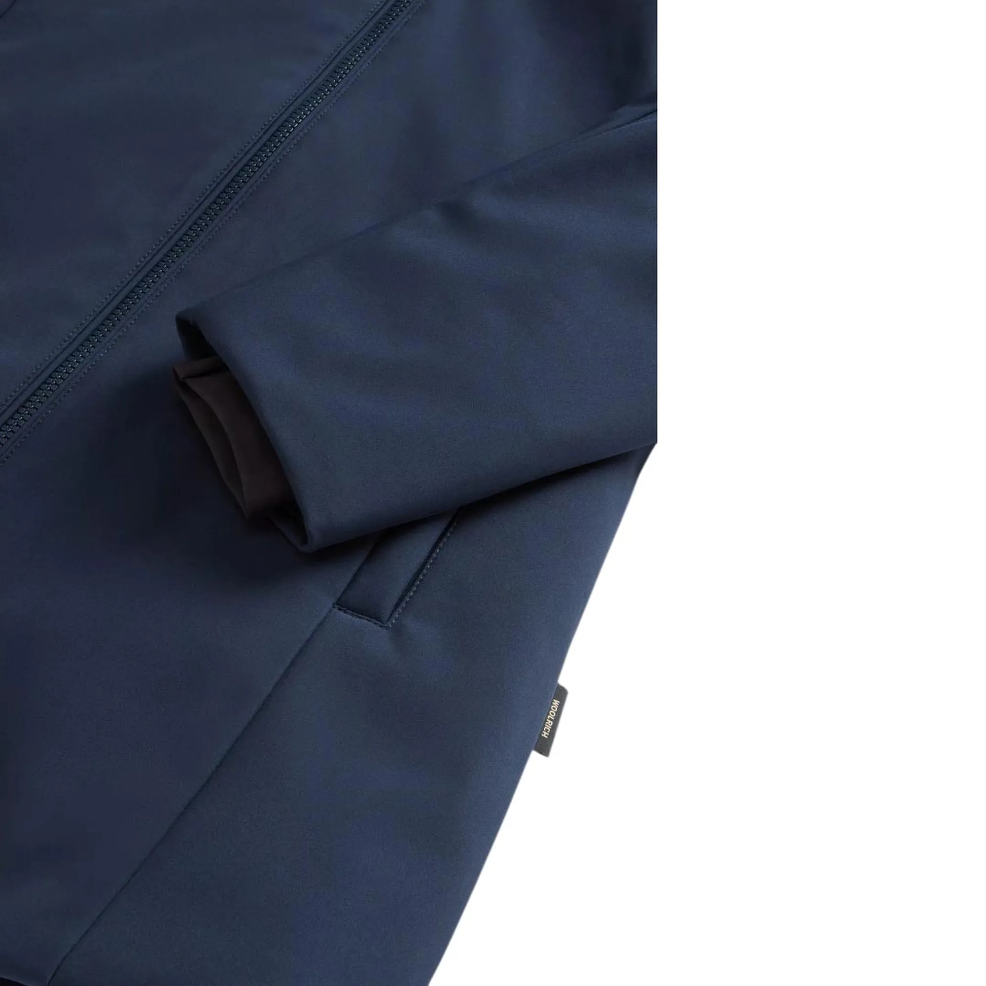 Woolrich Parka New Firth Melton Blu Wwou2045Fr 165147