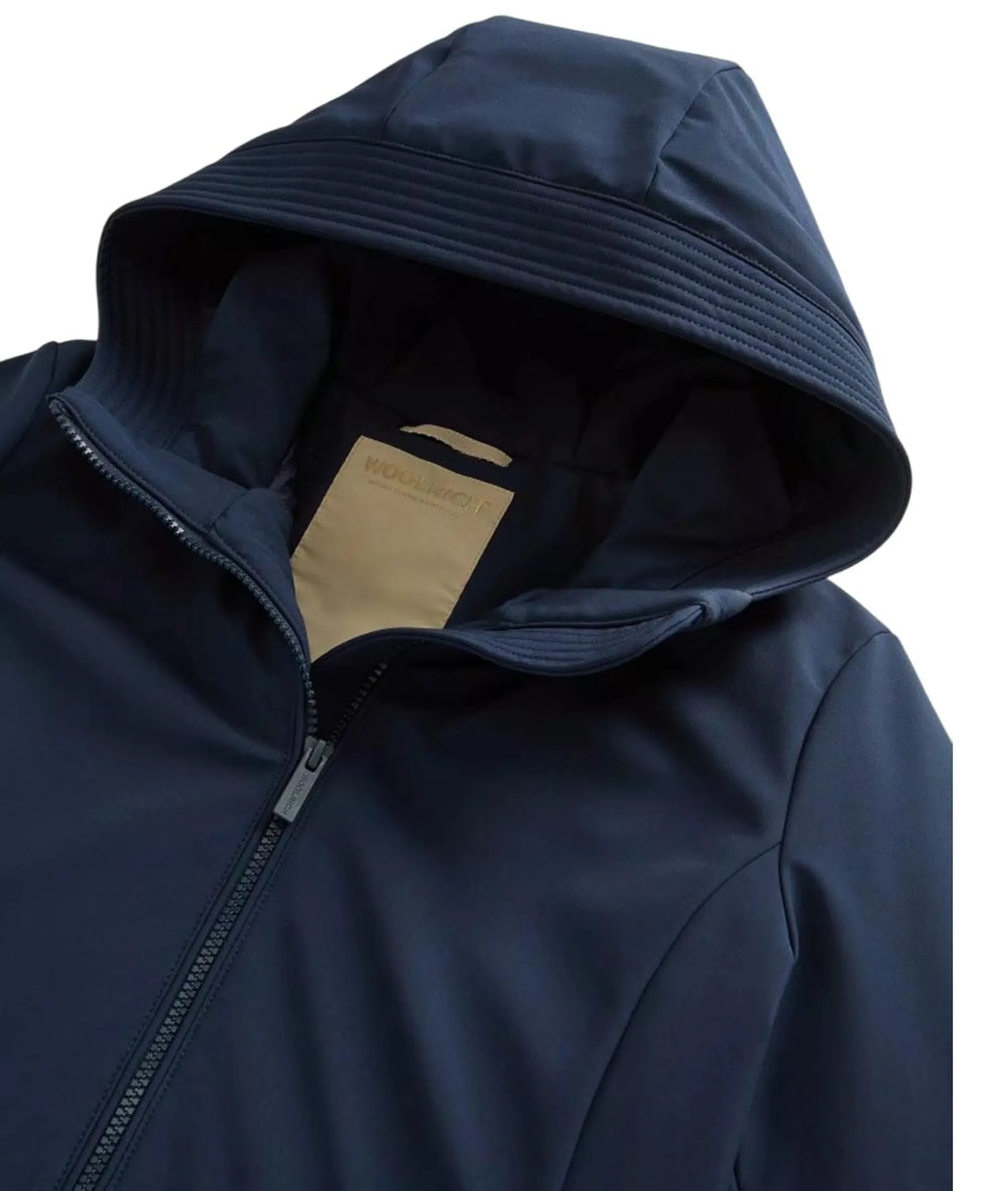 Woolrich Parka New Firth Melton Blu Wwou2045Fr 165148