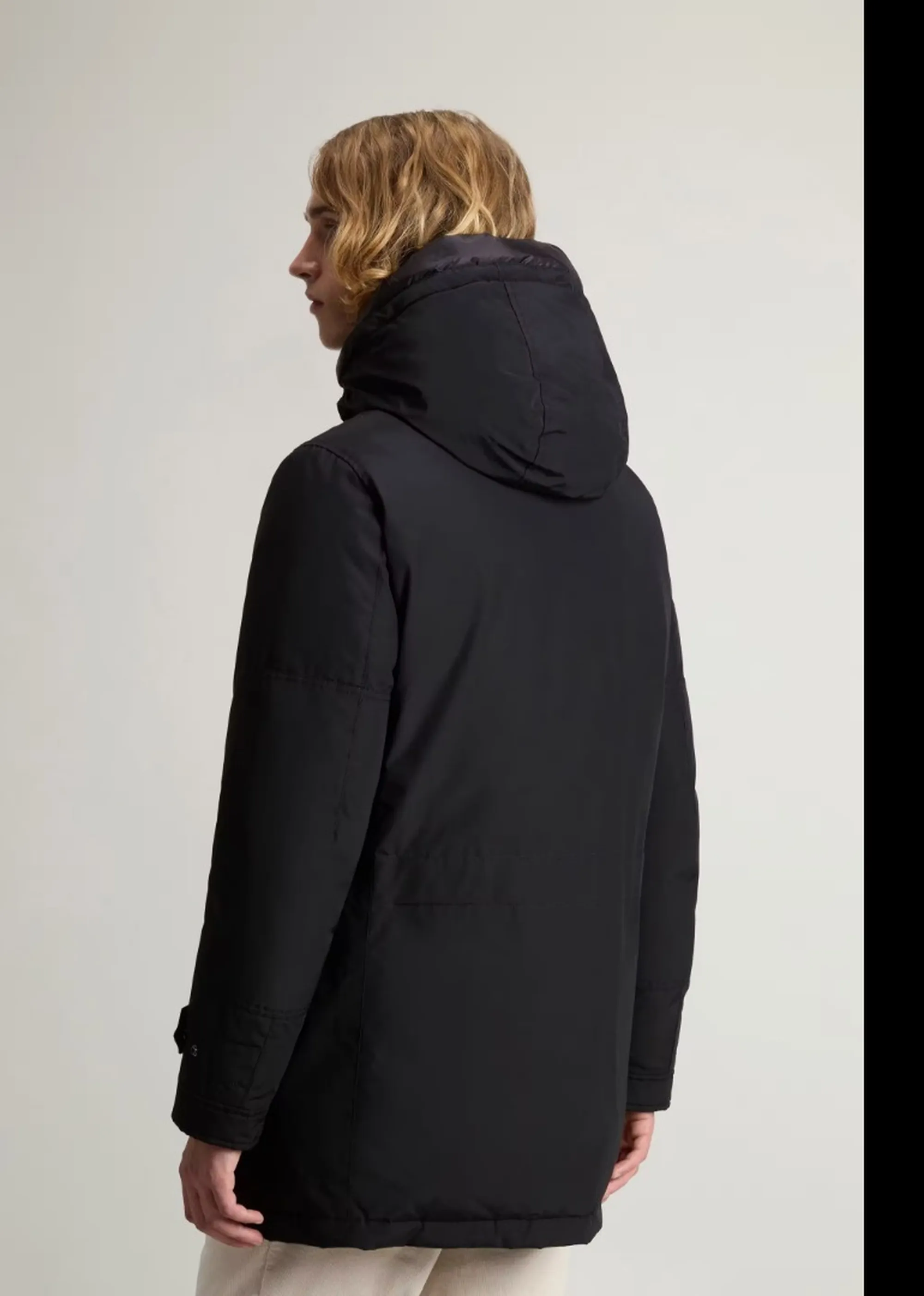 Woolrich Parka Polar High Collar Black Woou0487Mb 197399