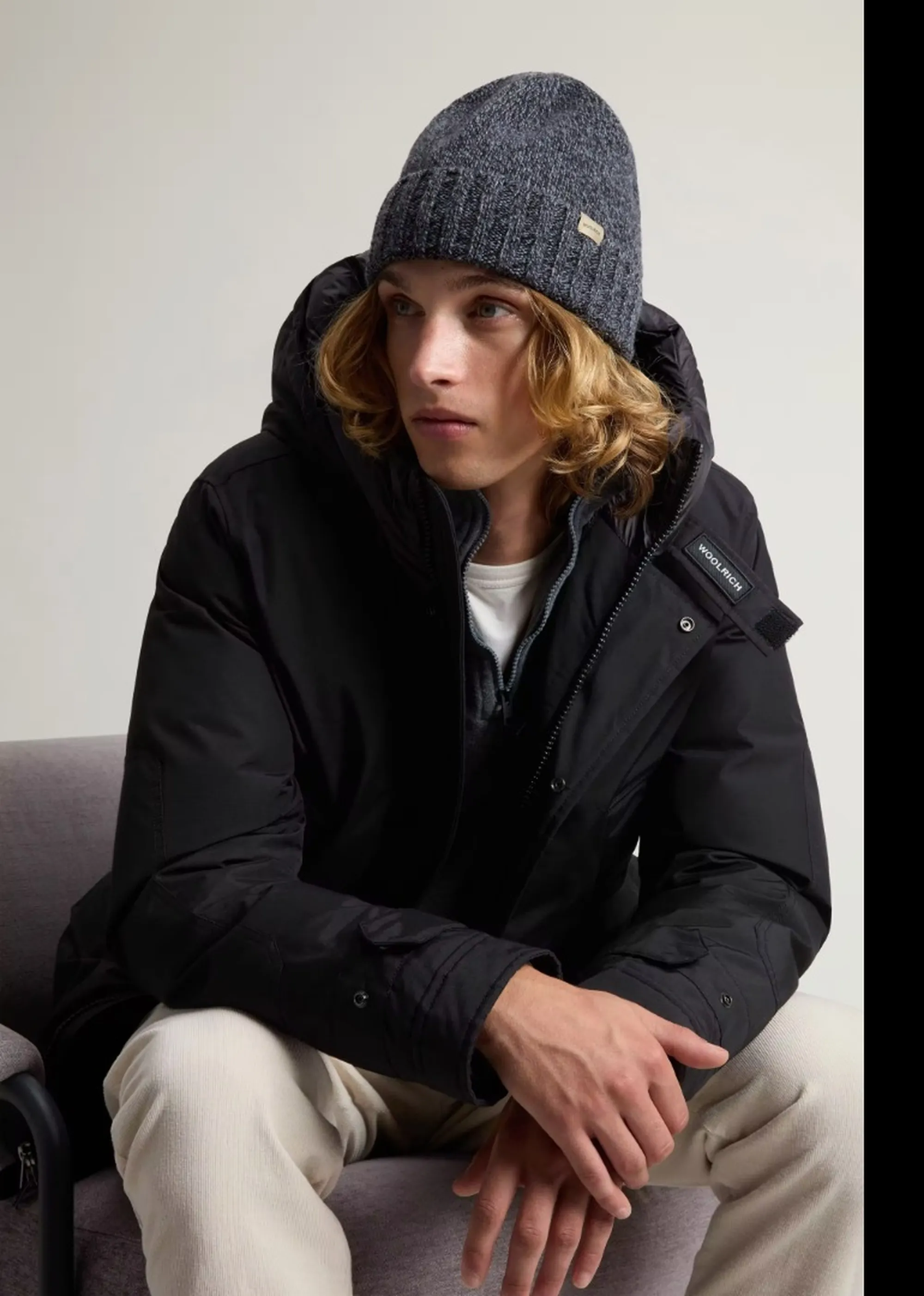 Woolrich Parka Polar High Collar Black Woou0487Mb 197400
