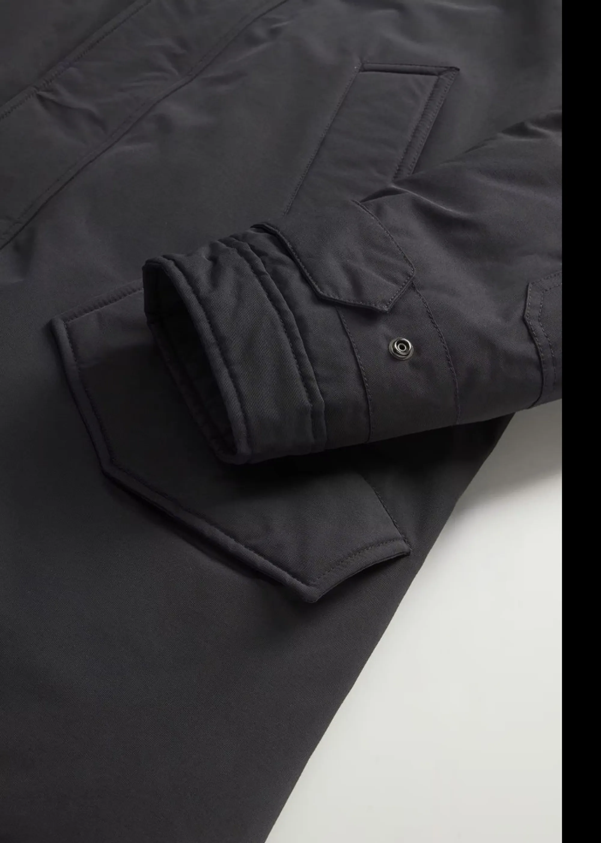 Woolrich Parka Polar High Collar Black Woou0487Mb 197403