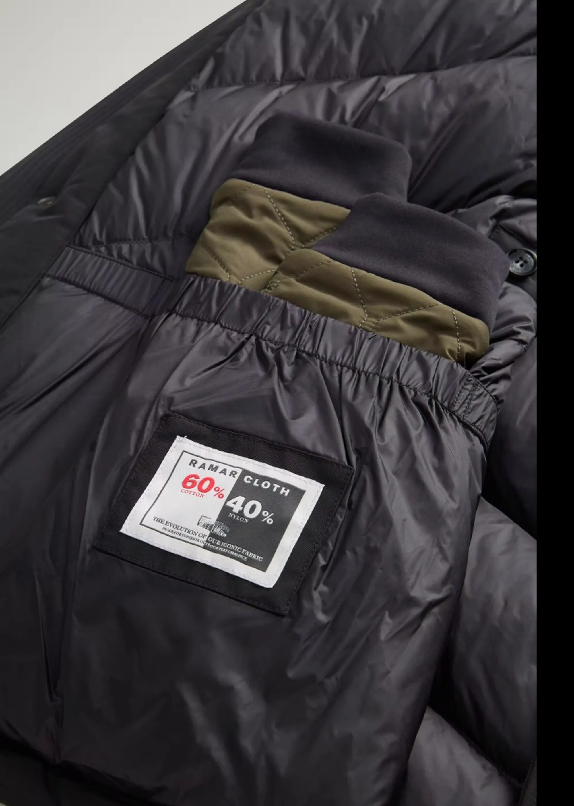 Woolrich Parka Polar High Collar Black Woou0487Mb 197405