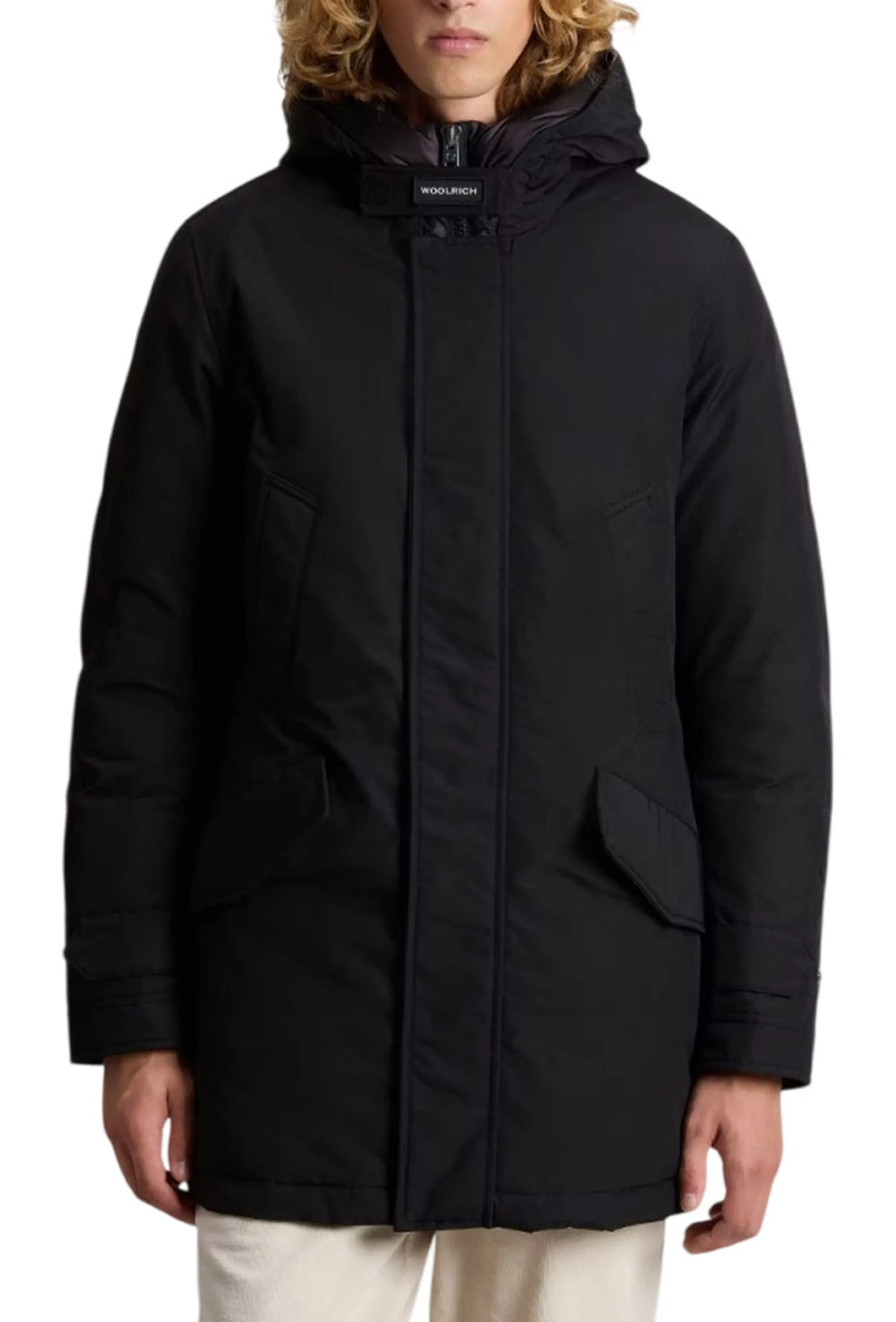 Woolrich B'Parka Polar High Collar' Black Woou0487Mb 197763
