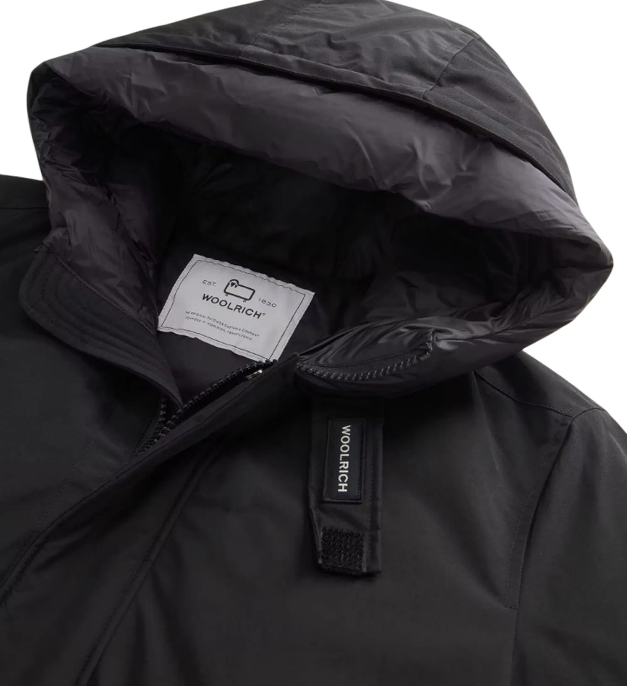 Woolrich B'Parka Polar High Collar' Black Woou0487Mb 197767