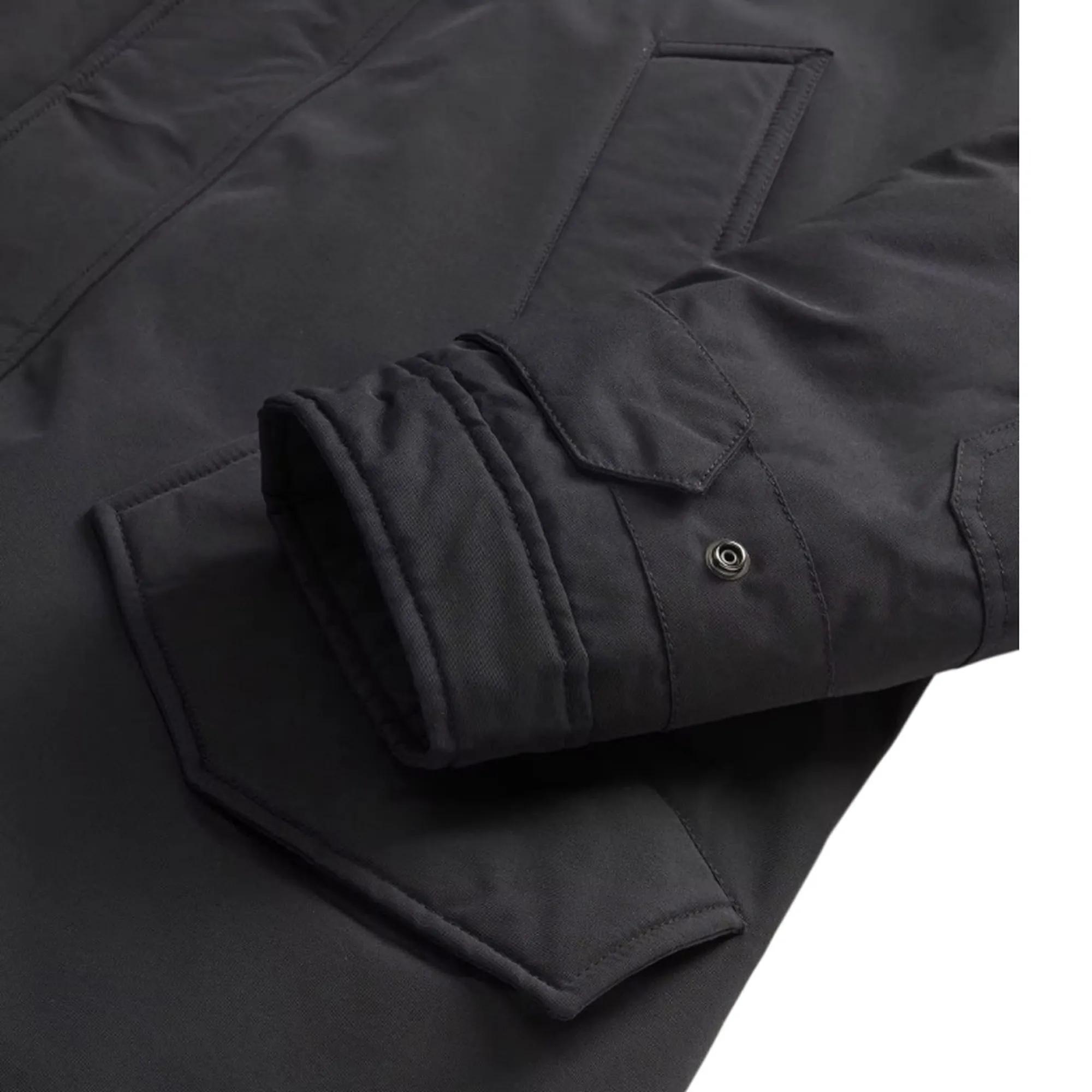 Woolrich B'Parka Polar High Collar' Black Woou0487Mb 197768