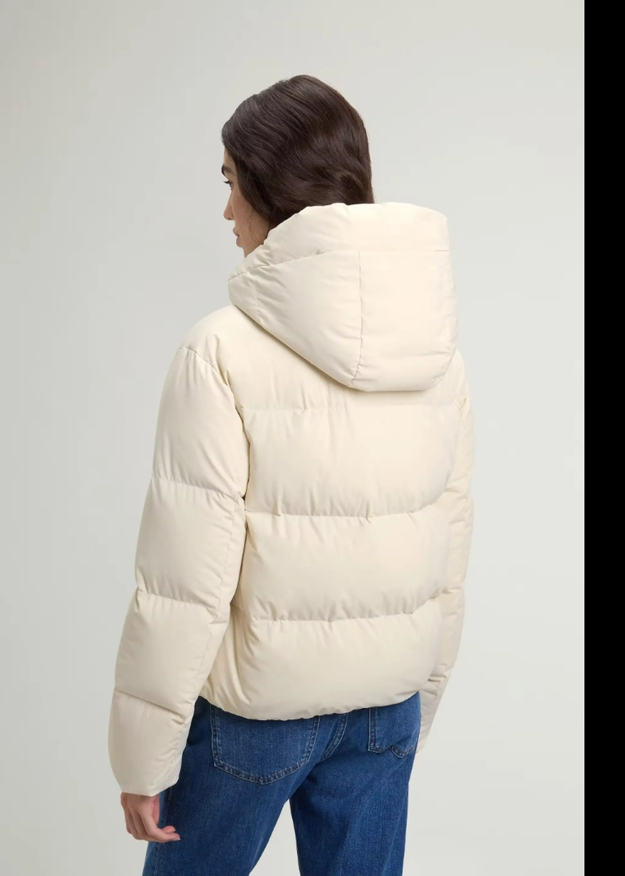 Woolrich B'Madison Down Jacket' Milk Cream Wwou2227Fr 197449