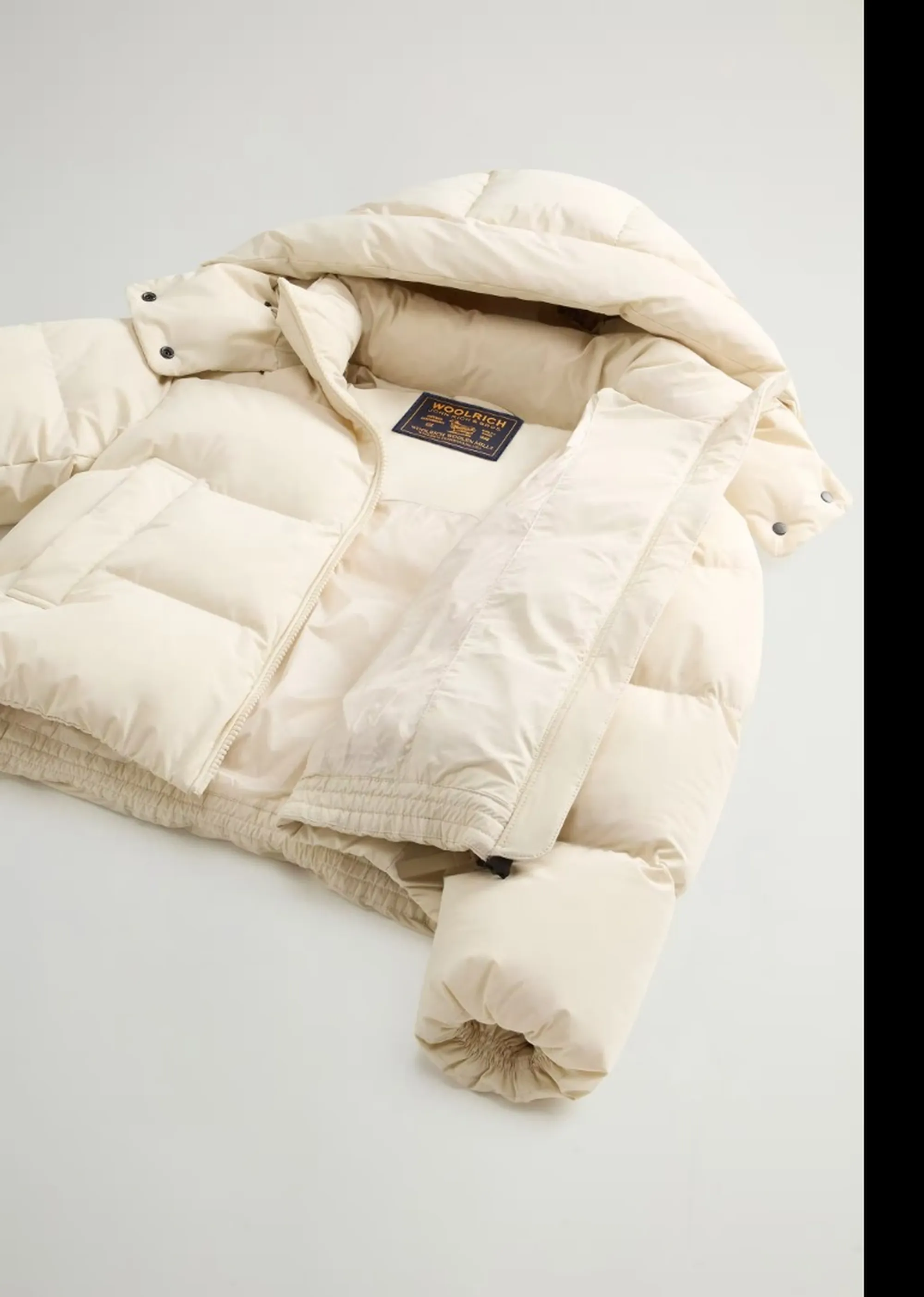 Woolrich B'Madison Down Jacket' Milk Cream Wwou2227Fr 197454