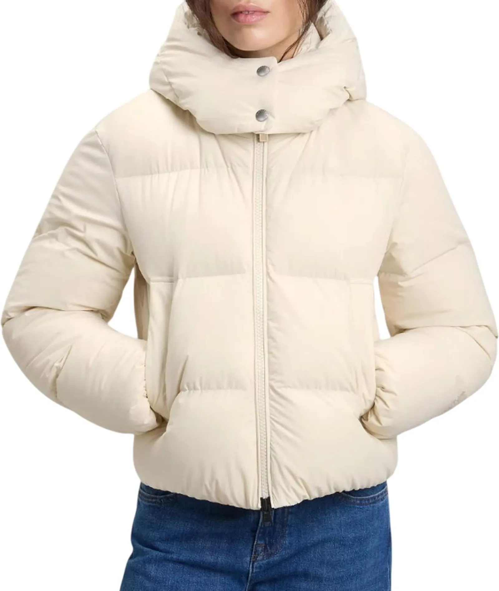 Woolrich Piumino Madison Milk Cream Wwou2227Fr 198877