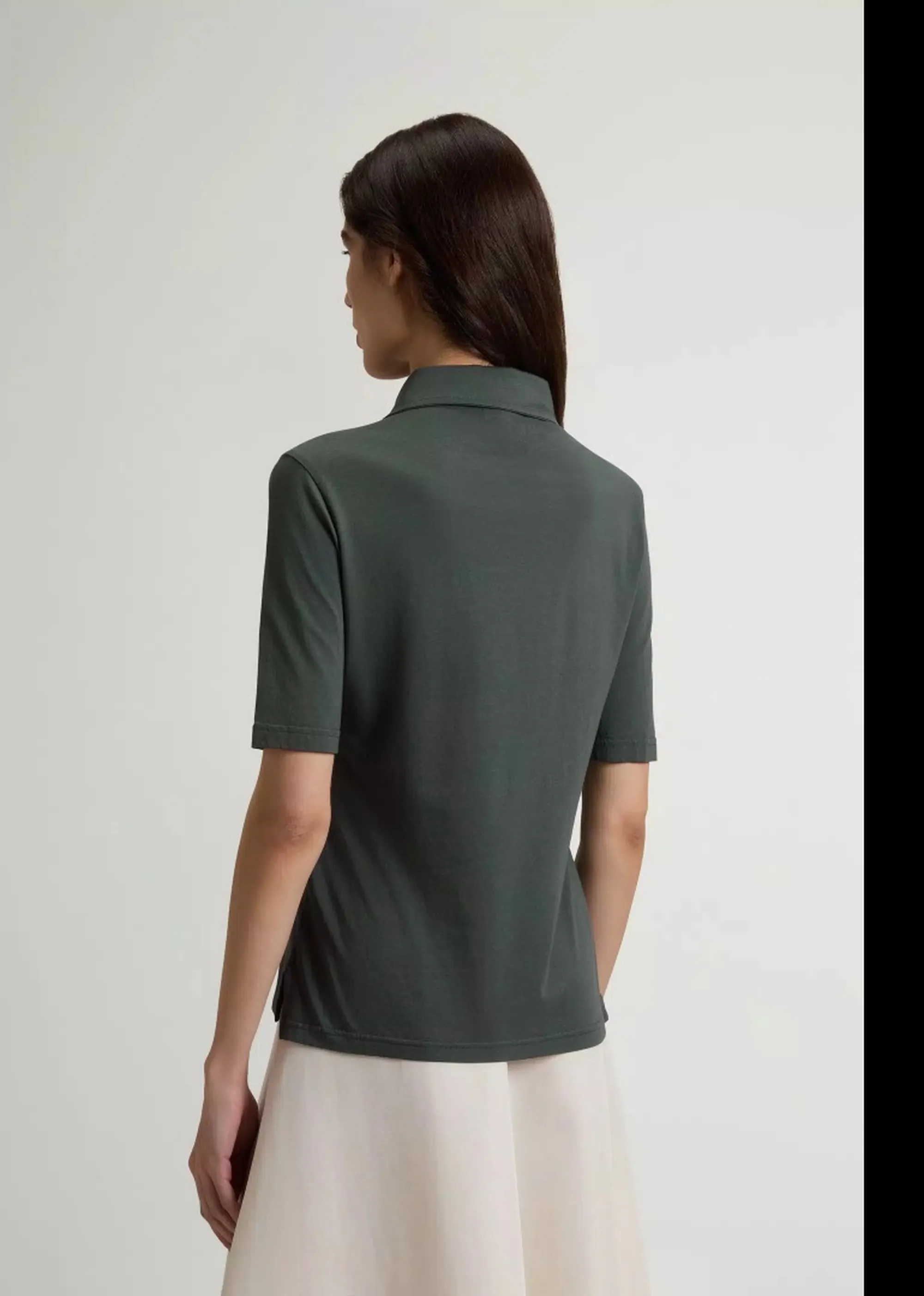 Woolrich Polo Luxe Verde Wwpo2002Fr 181308