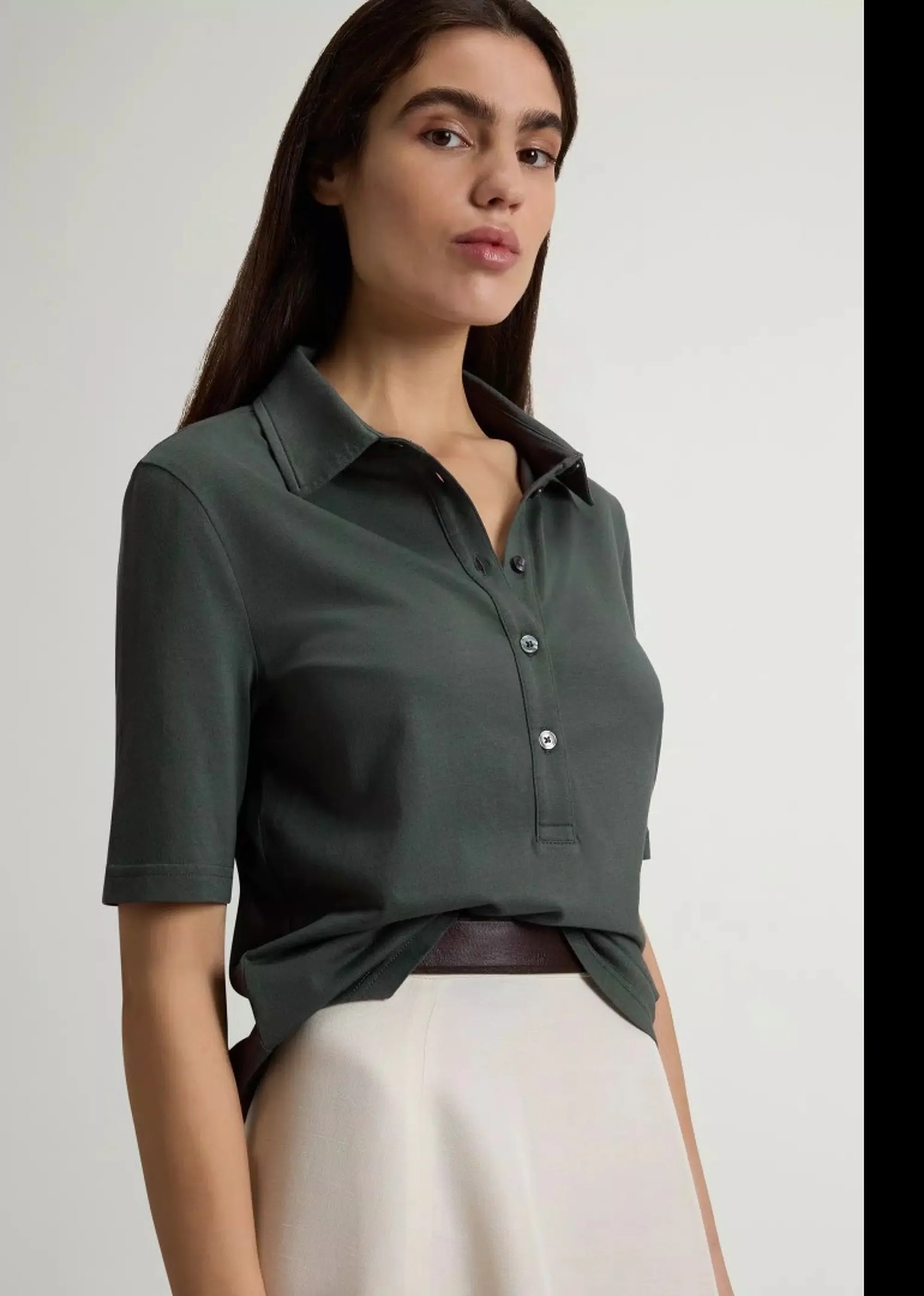 Woolrich Polo Luxe Verde Wwpo2002Fr 181309