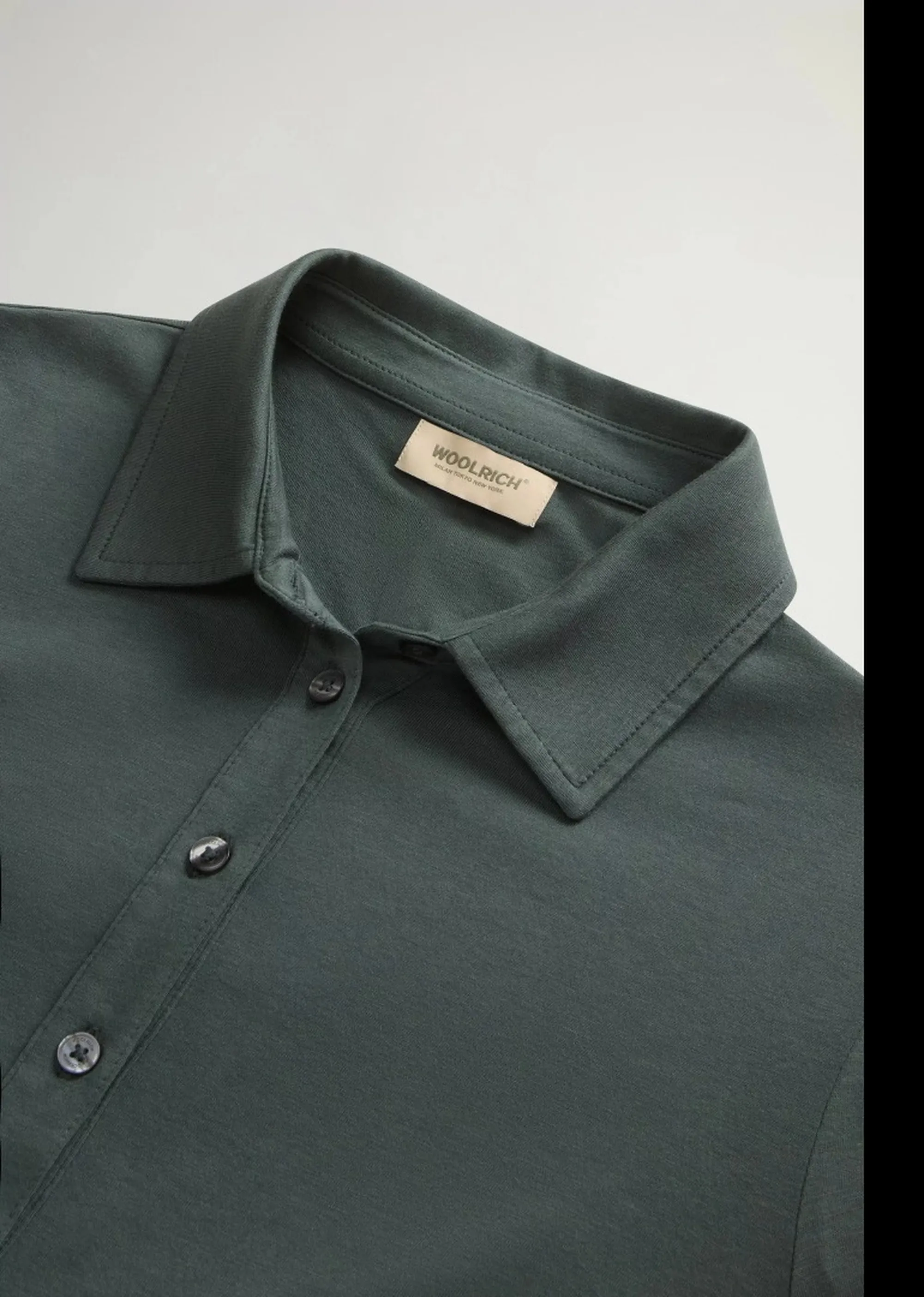 Woolrich Polo Luxe Verde Wwpo2002Fr 181311