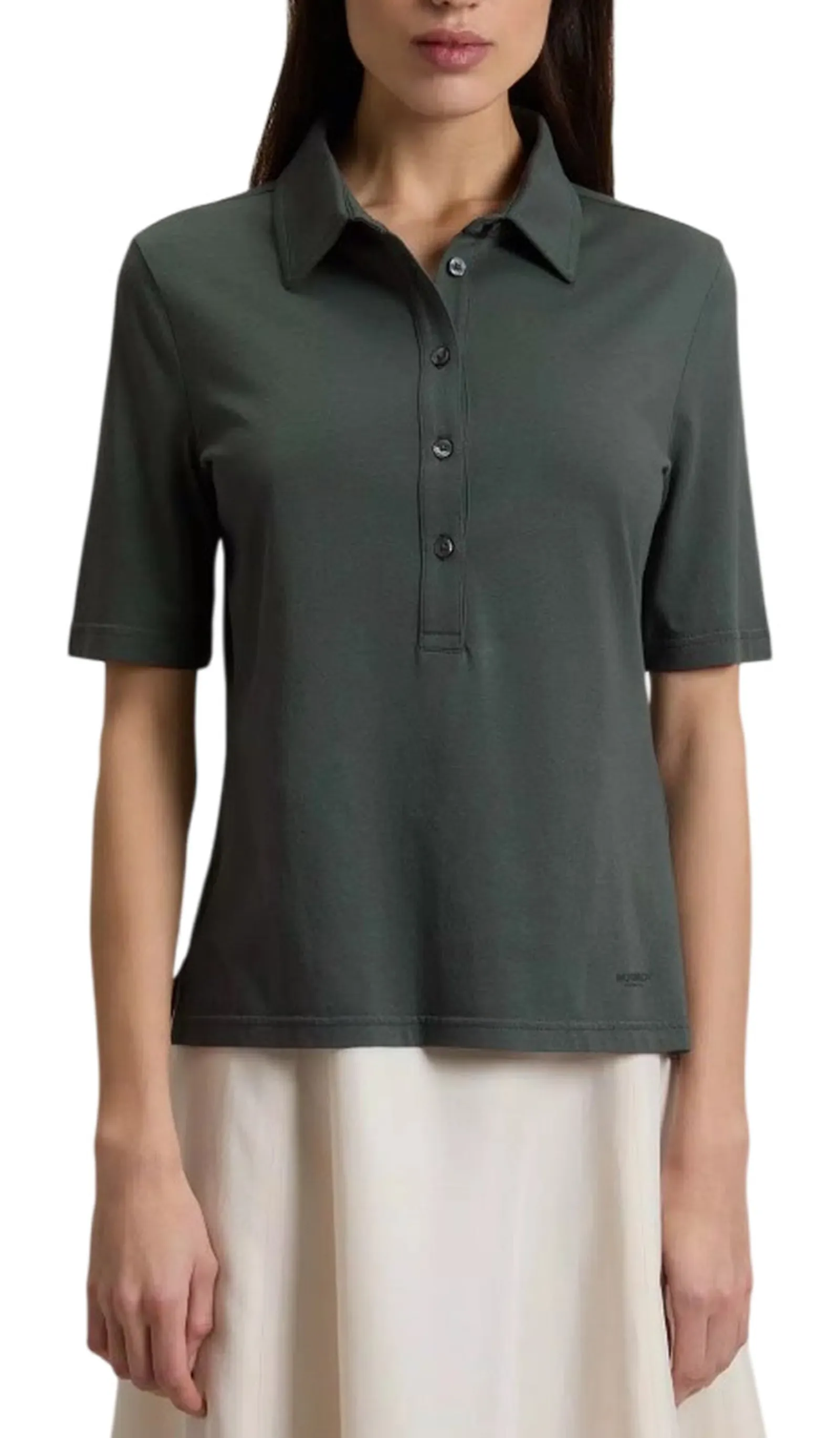 Woolrich Polo Luxe Verde Wwpo2002Fr 181437