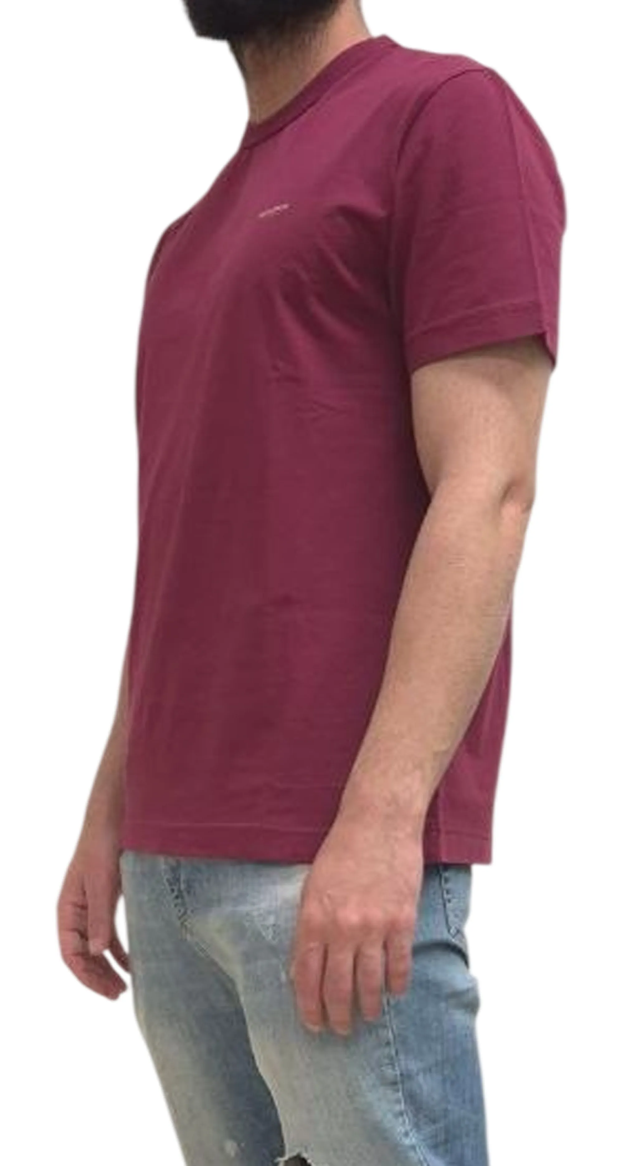 Woolrich B'T-Shirt Con Logo' Bordeaux Wote2012Mr 183643