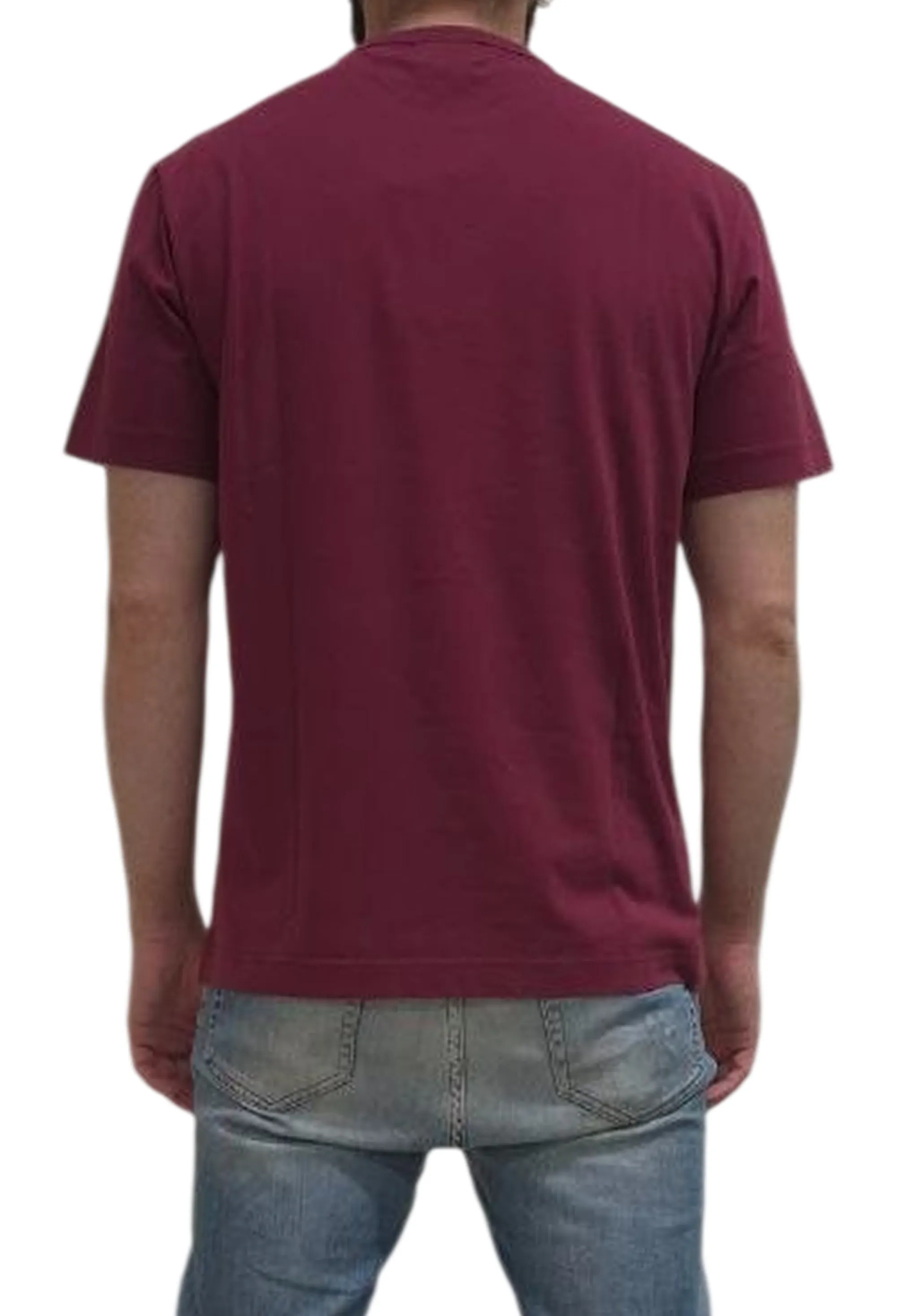 Woolrich B'T-Shirt Con Logo' Bordeaux Wote2012Mr 183644