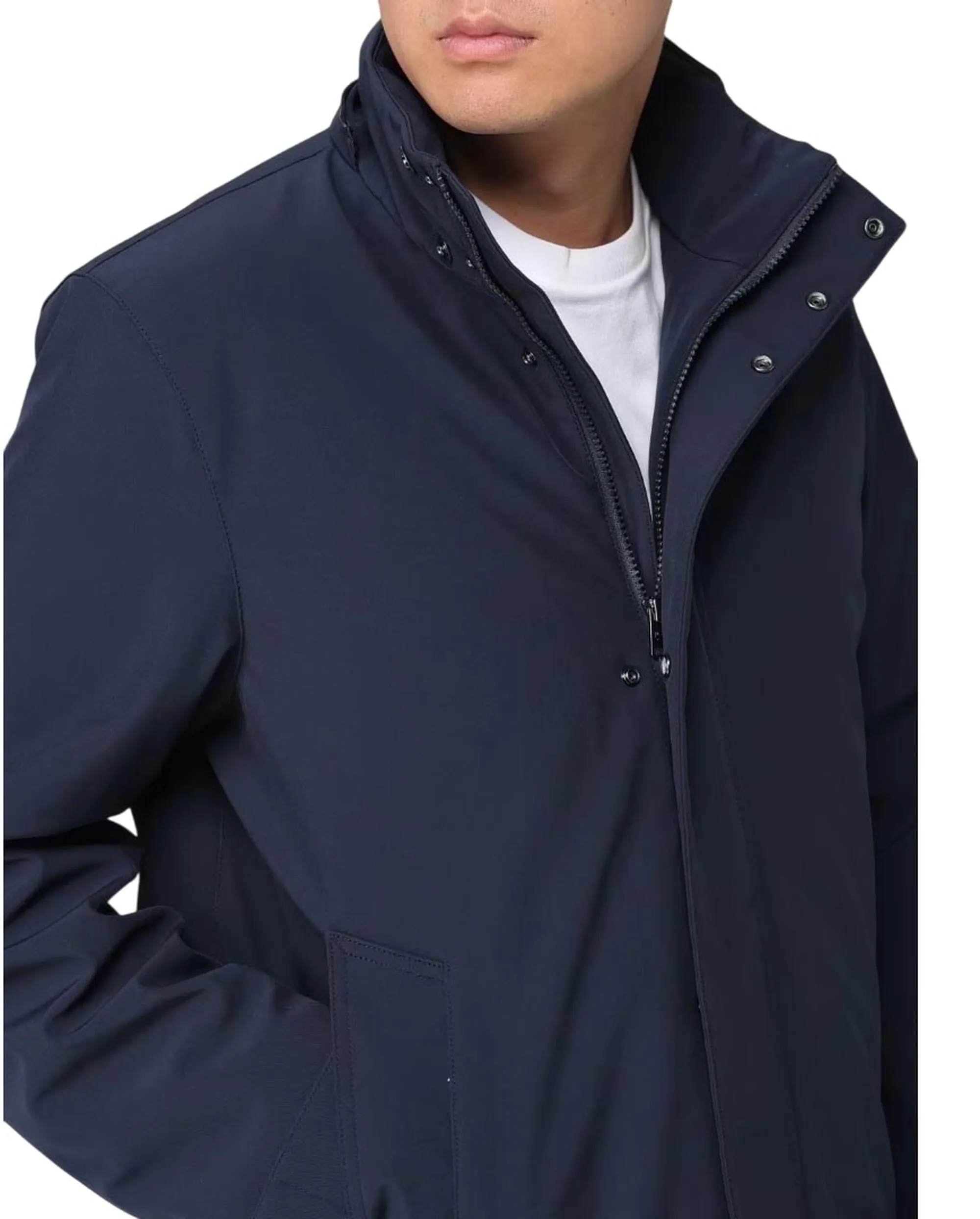 Woolrich B'Trench Soft Shell Barrow' Blu Woou2017Mr 167399